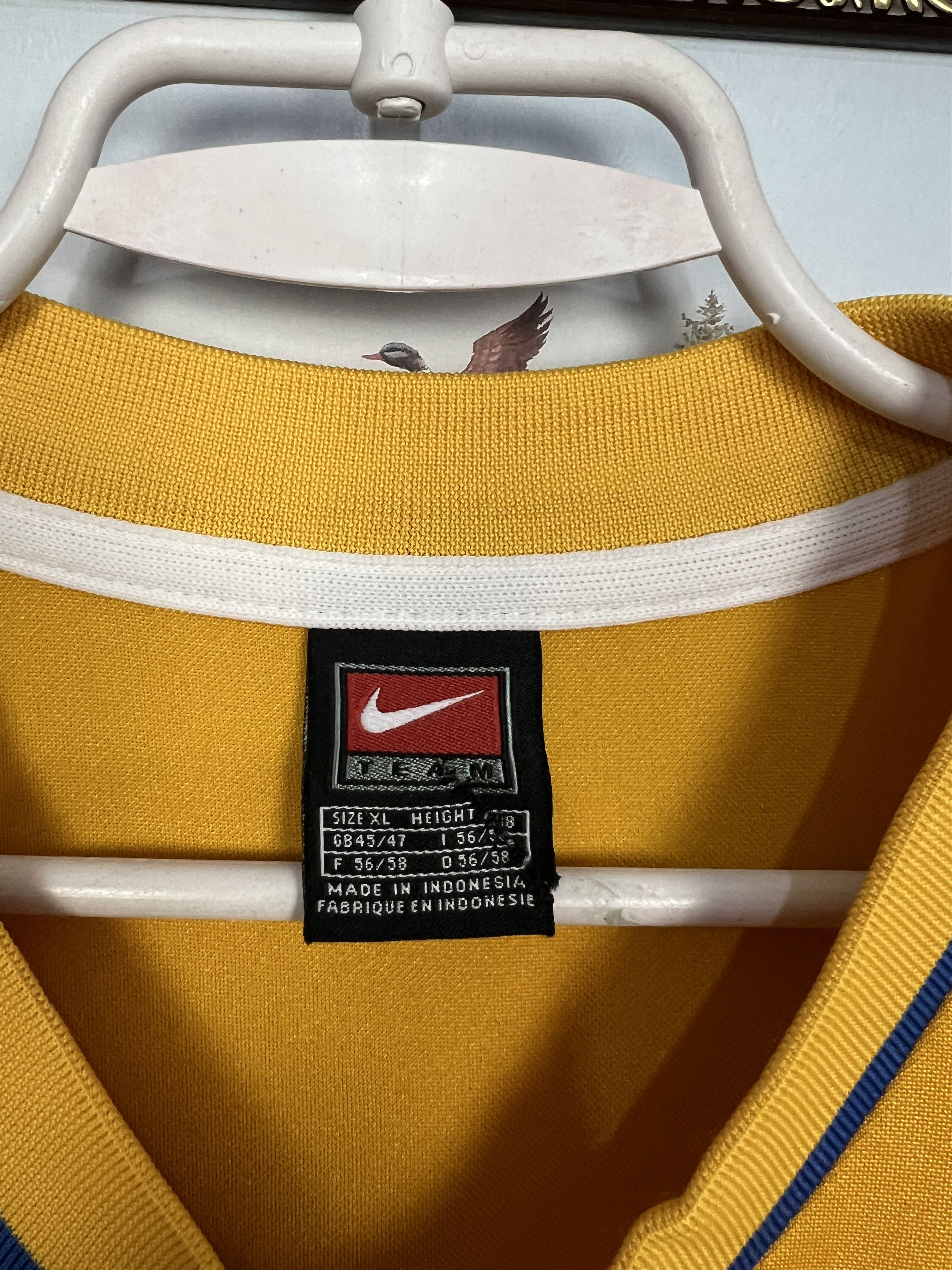 Nike Vintage 90's Nike Football Template Shirt Long Sleeve Soccer Size US XL / EU 56 / 4 - 7 Thumbnail