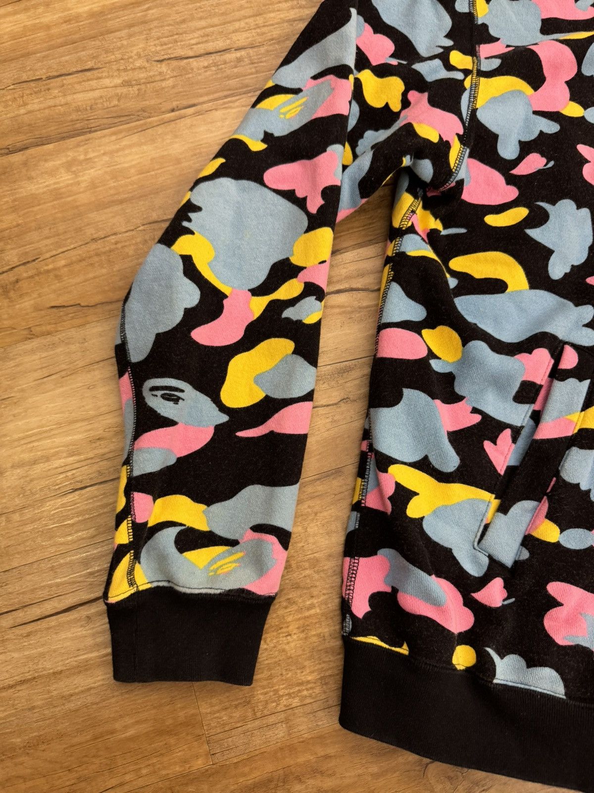 Bape BAPE cotton candy camo sweat jacket Size US L / EU 52-54 / 3 - 3 Thumbnail