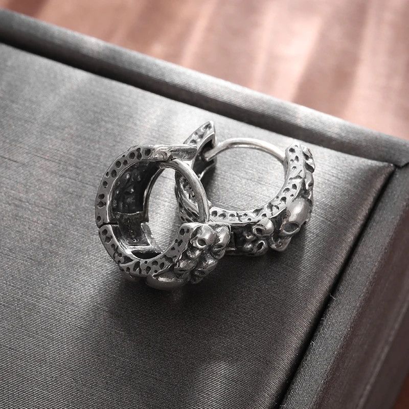 Jewelry × Vintage Gothic Skull Ghost Head Errings Size ONE SIZE - 5 Thumbnail