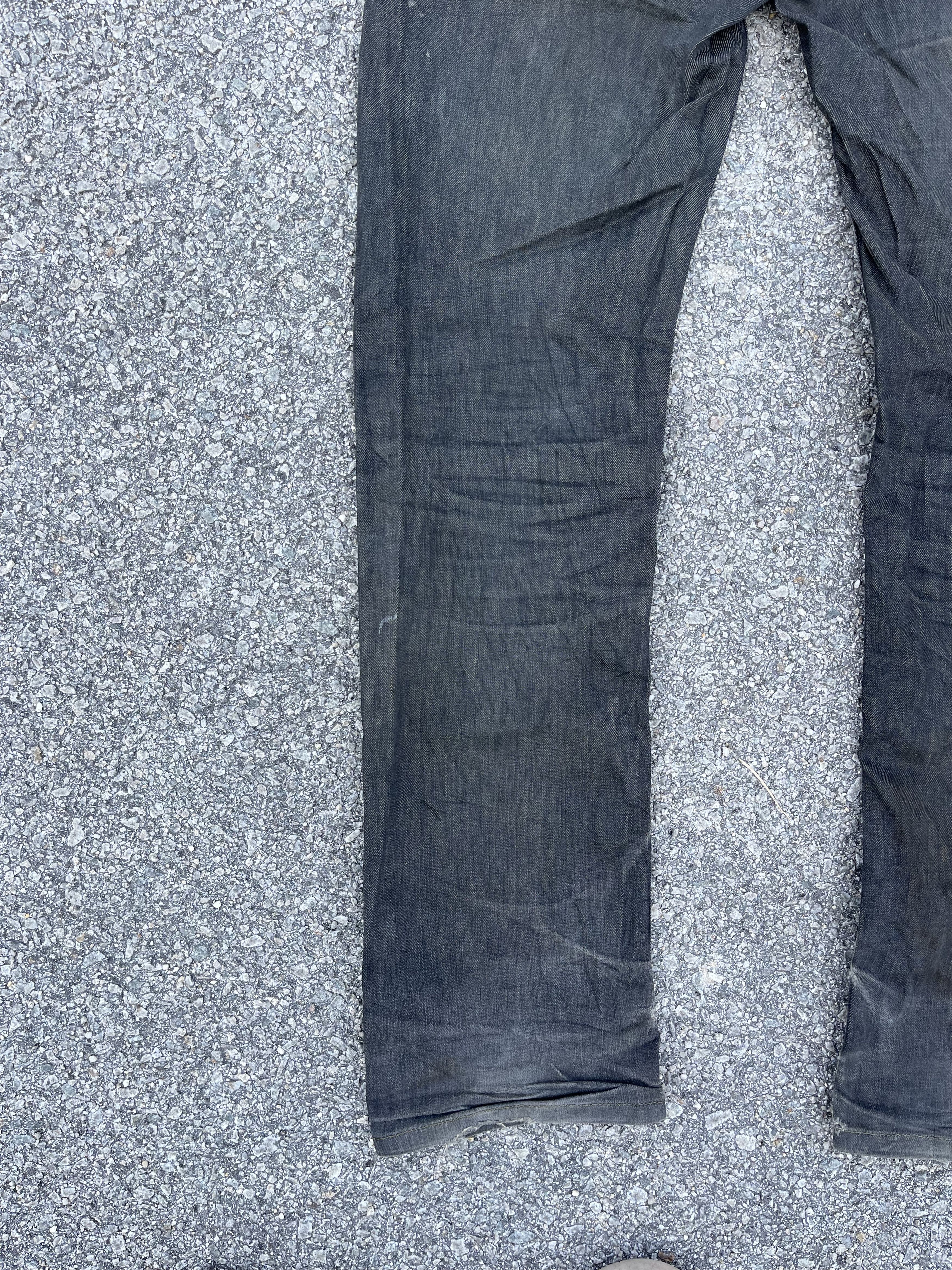 Designer × Helmut Lang × Vintage Vintage Helmut Lang Low Waist Contour Fit Raw Elastic Denim Size US 31 - 19 Thumbnail
