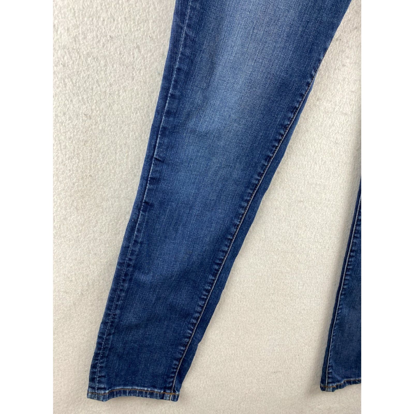 Lucky Brand Lucky Brand Jeans Womens 4 Blue Ankle Charlie Skinny Distressed Stretch Denim Shirt? Size 27" / US 4 / IT 40 - 4 Thumbnail