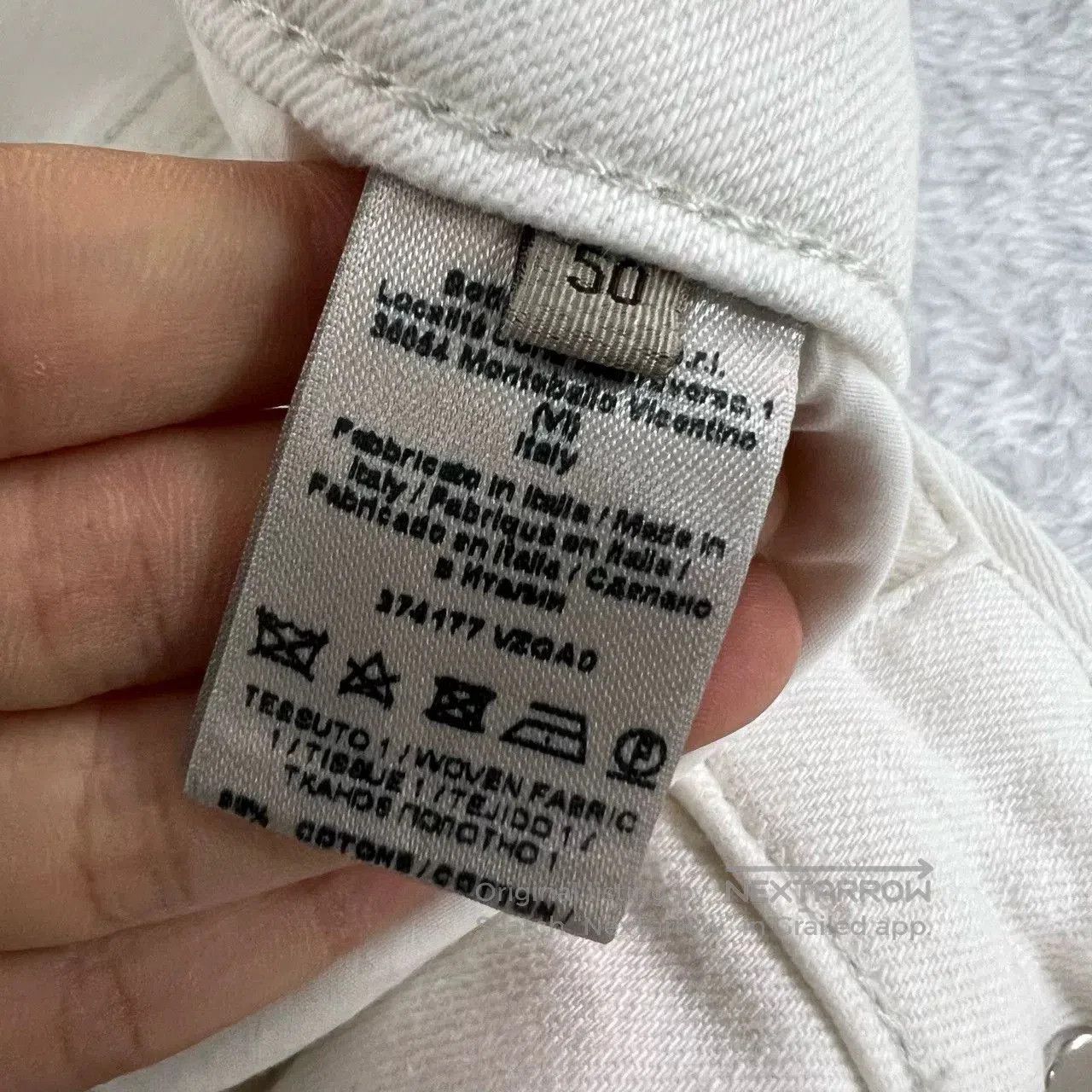 Bottega Veneta Bottega Veneta White Jeans. Size US 34 / EU 50 - 4 Thumbnail
