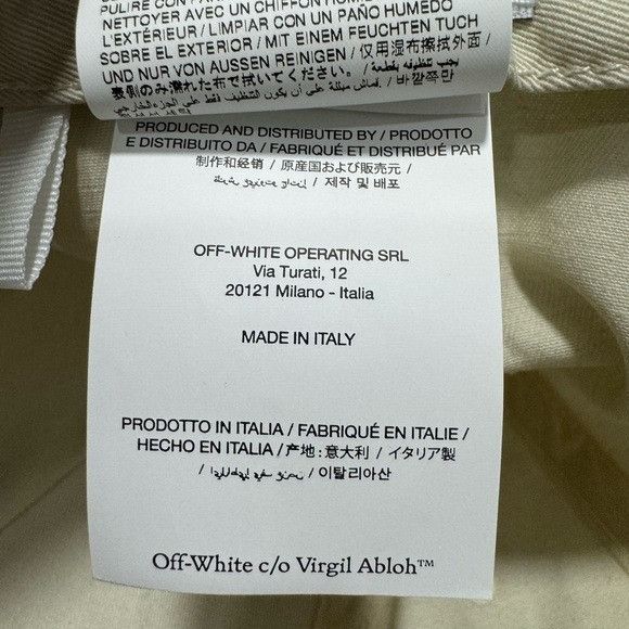 Off-White Off-White OW Logo Baseball Cap Hat White Lilac Size ONE SIZE - 7 Thumbnail