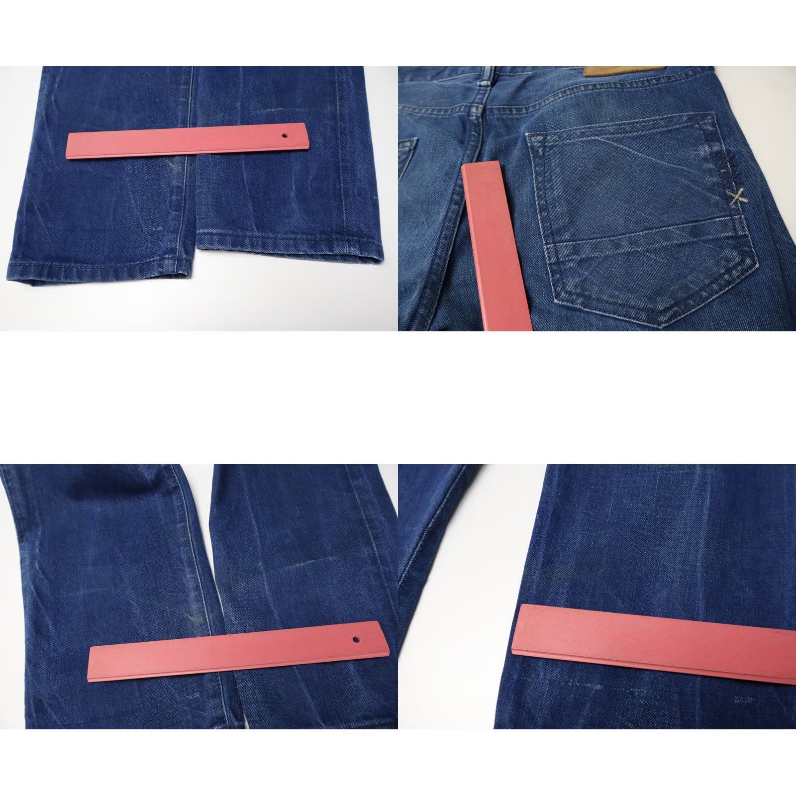 Scotch & Soda SCOTCH & SODA Ralston Jeans Men's Slim Blue Denim Whiskers Button Fly W30/L32 Size US 30 / EU 46 - 8 Thumbnail