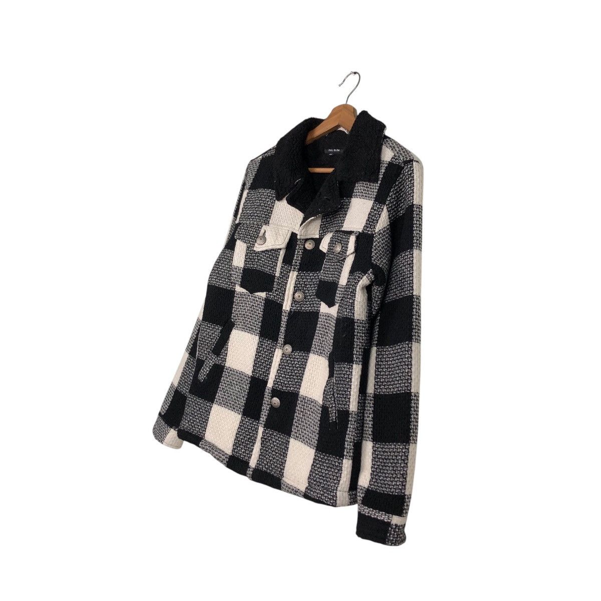 Japanese Brand Full Glow Flannel Shirt Jacket Tartan Design Blanket Fleece Size US M / EU 48-50 / 2 - 3 Thumbnail