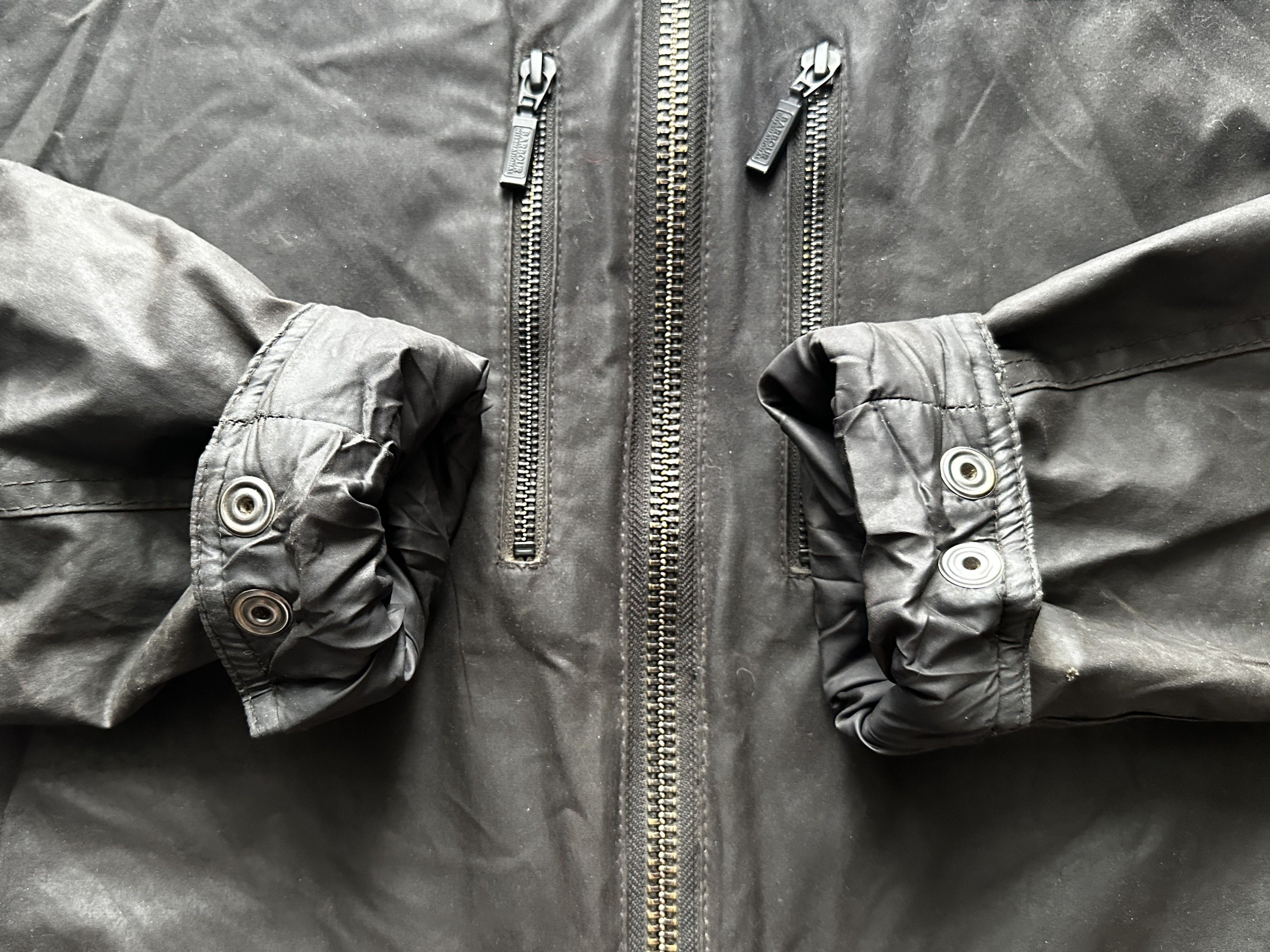 Barbour BARBOUR B.Intl Chaser WAX Hooded Jacket Size M British Style Size US M / EU 48-50 / 2 - 19 Thumbnail