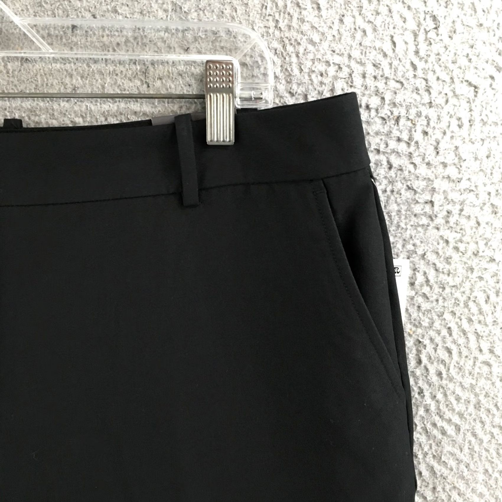Worthington Worthington Women's Pants Dress Pants 16 Short Wide-Leg Hi-Rise Black NEW Size 38" / US 16 / IT 52 - 4 Thumbnail