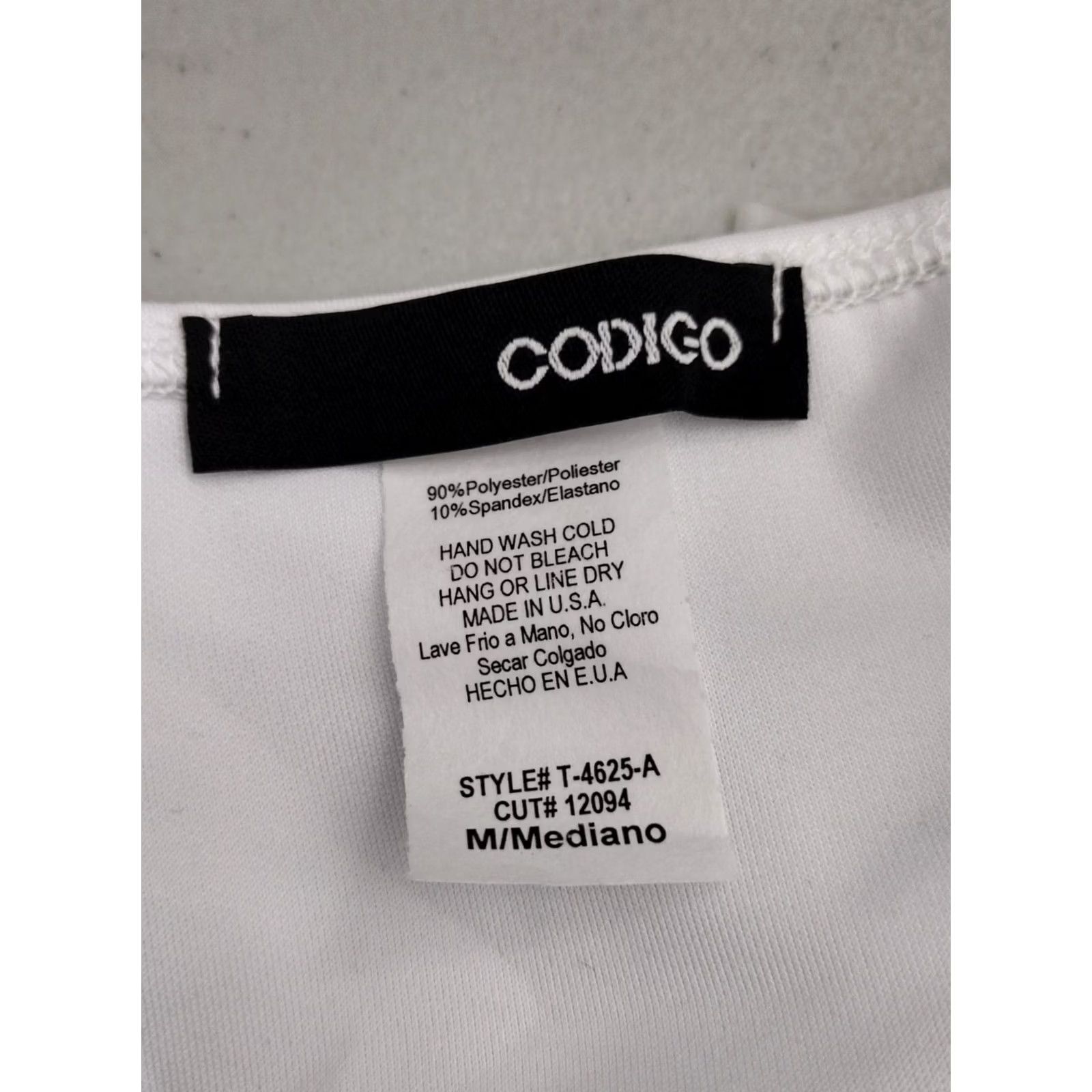 Vintage Codigo Women's White Sleeveless Crop Top M Cross Back V-Neck Zip Top Shirt Redefined Size M / US 6-8 / IT 42-44 - 5 Thumbnail