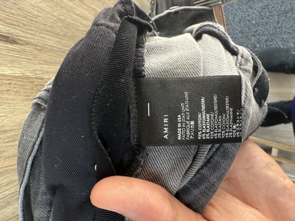 Amiri Amiri Grey Thrasher Jeans Size US 31 - 8 Thumbnail
