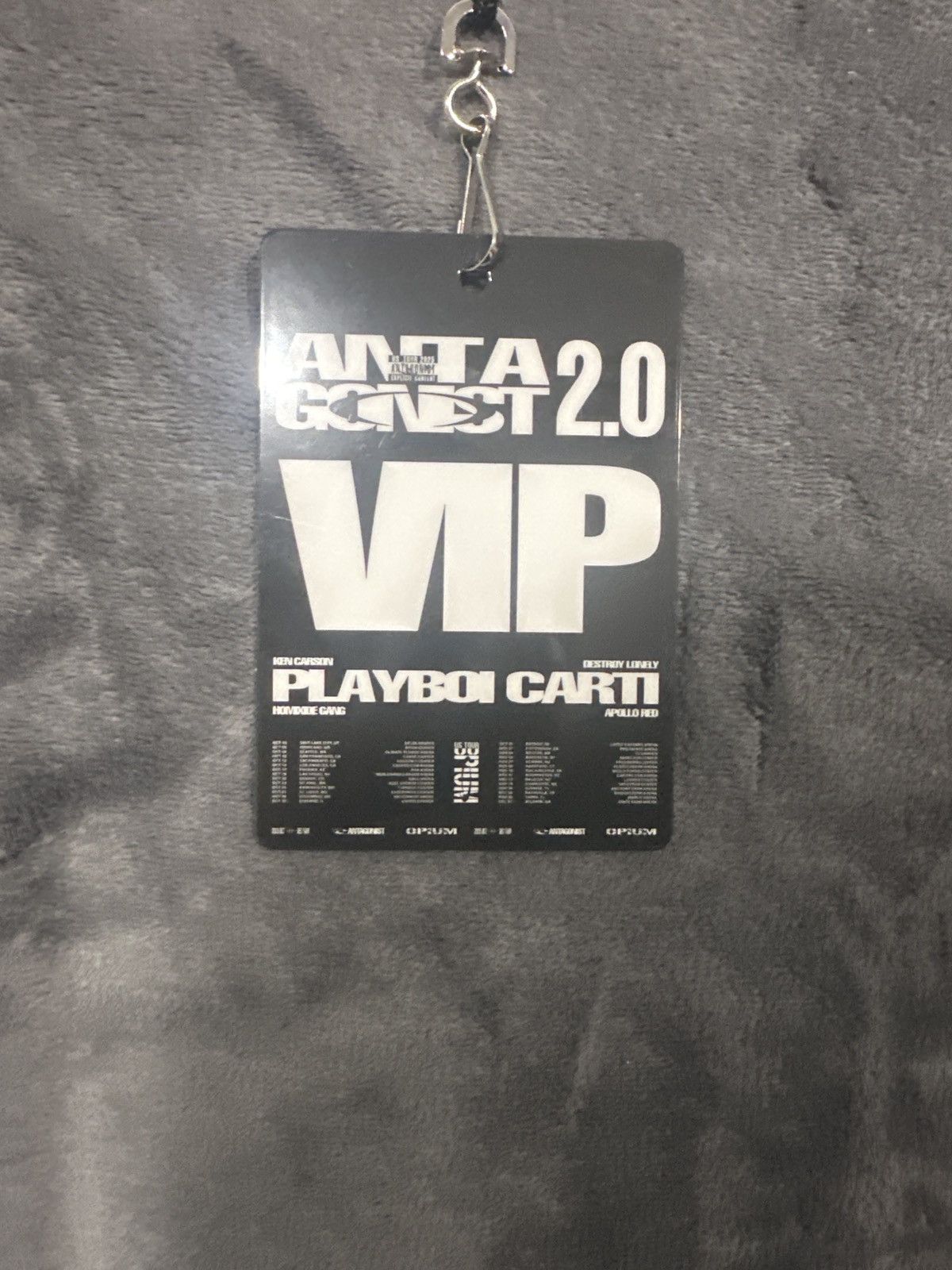 Playboi Carti Playboi Carti Antagonist Tour VIP Package Size US XL / EU 56 / 4 - 5 Thumbnail