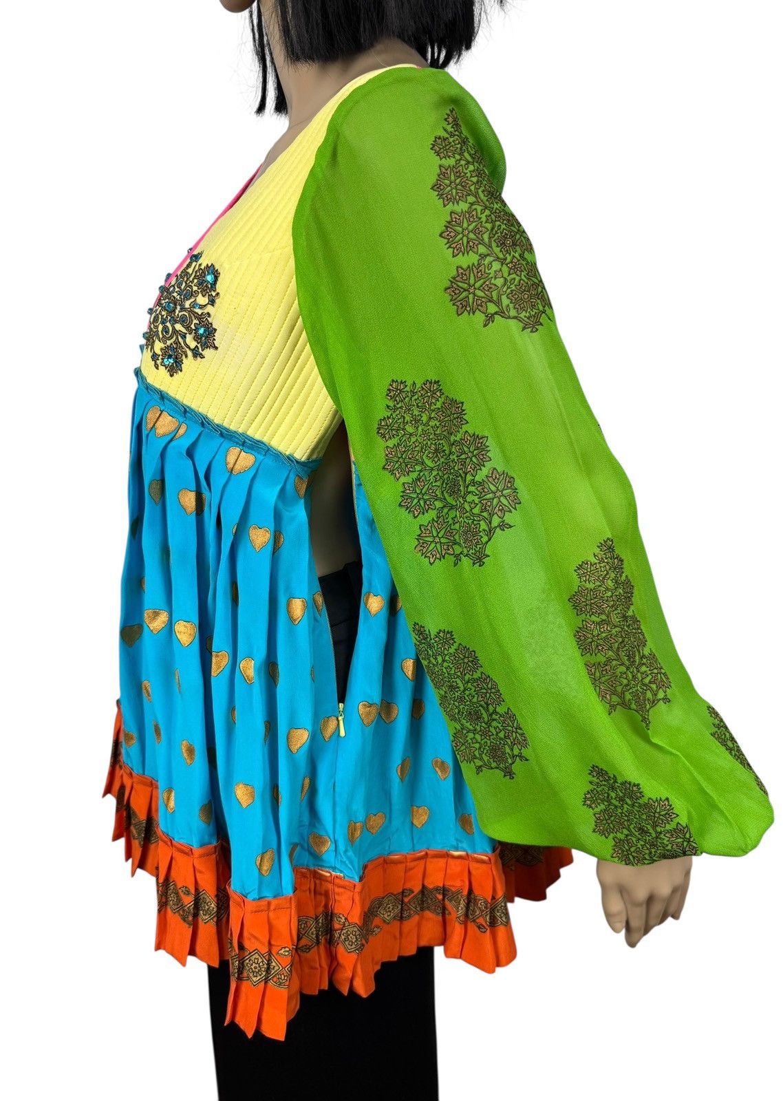 Manish Arora Manish Arora Silk Blouse Pleated Emblished Decor size XL Size XL / US 12-14 / IT 48-50 - 15 Thumbnail