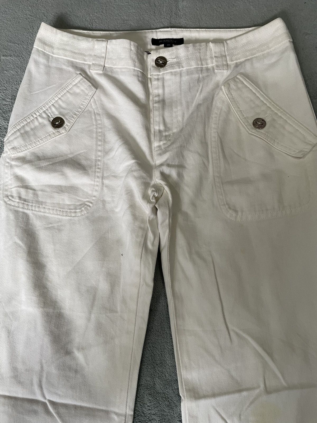 Burberry Burbbery Casual Vintage Pants Denim White Size US 30 / EU 46 - 9 Thumbnail