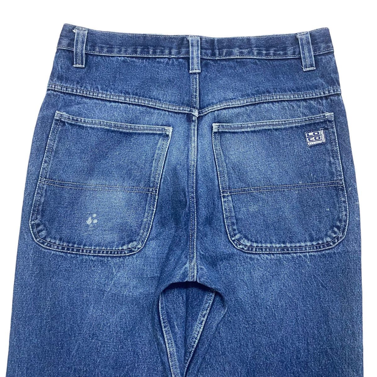 Vintage Vintage Y2K LOCO STREETGEAR Denim Baggy Pants Size US 35 - 10 Thumbnail