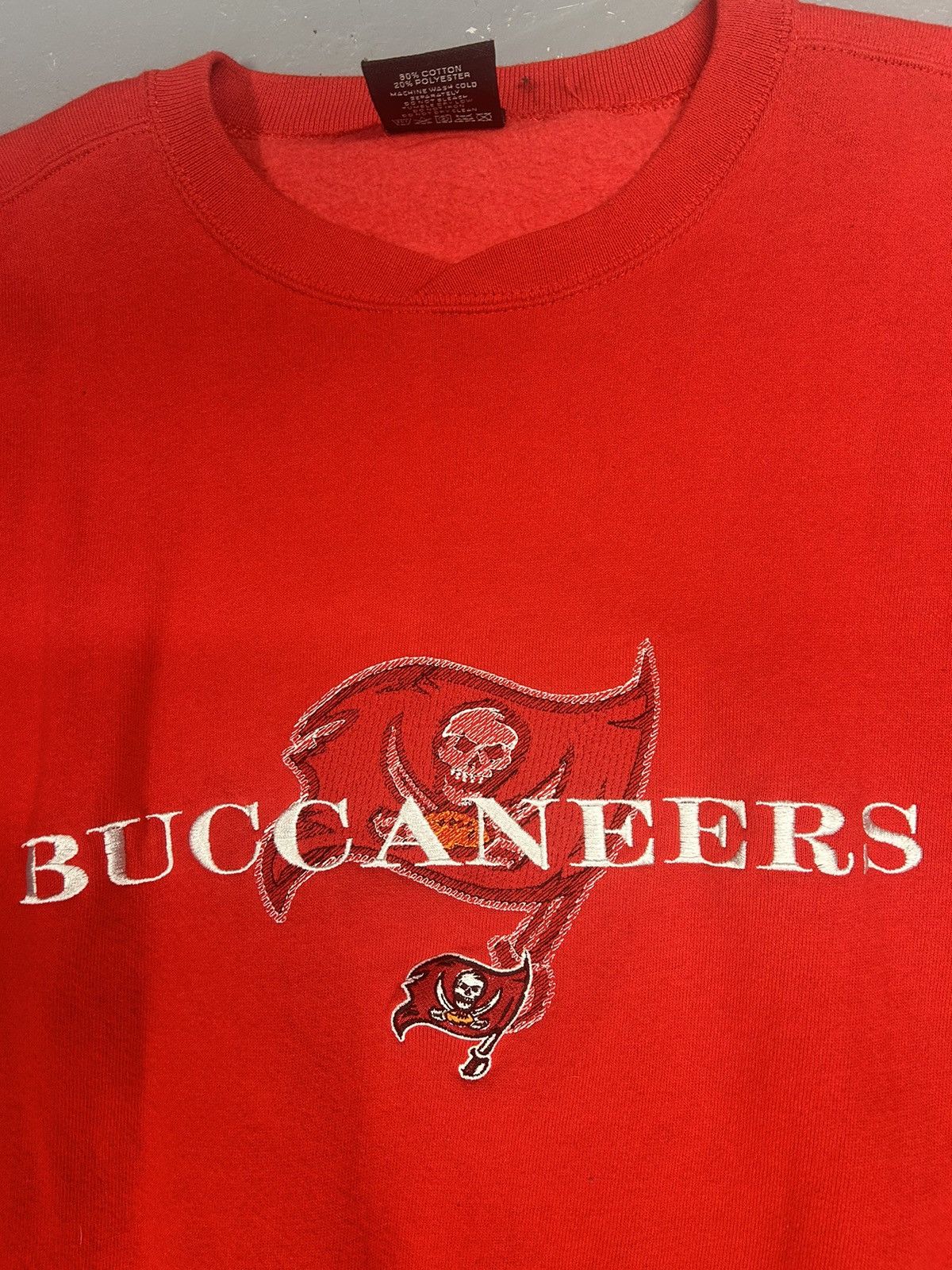 NFL × Starter × Vintage Crazy Vintage 90s Essential Starter NFL Buccaneers Crewneck Size US L / EU 52-54 / 3 - 2 Thumbnail