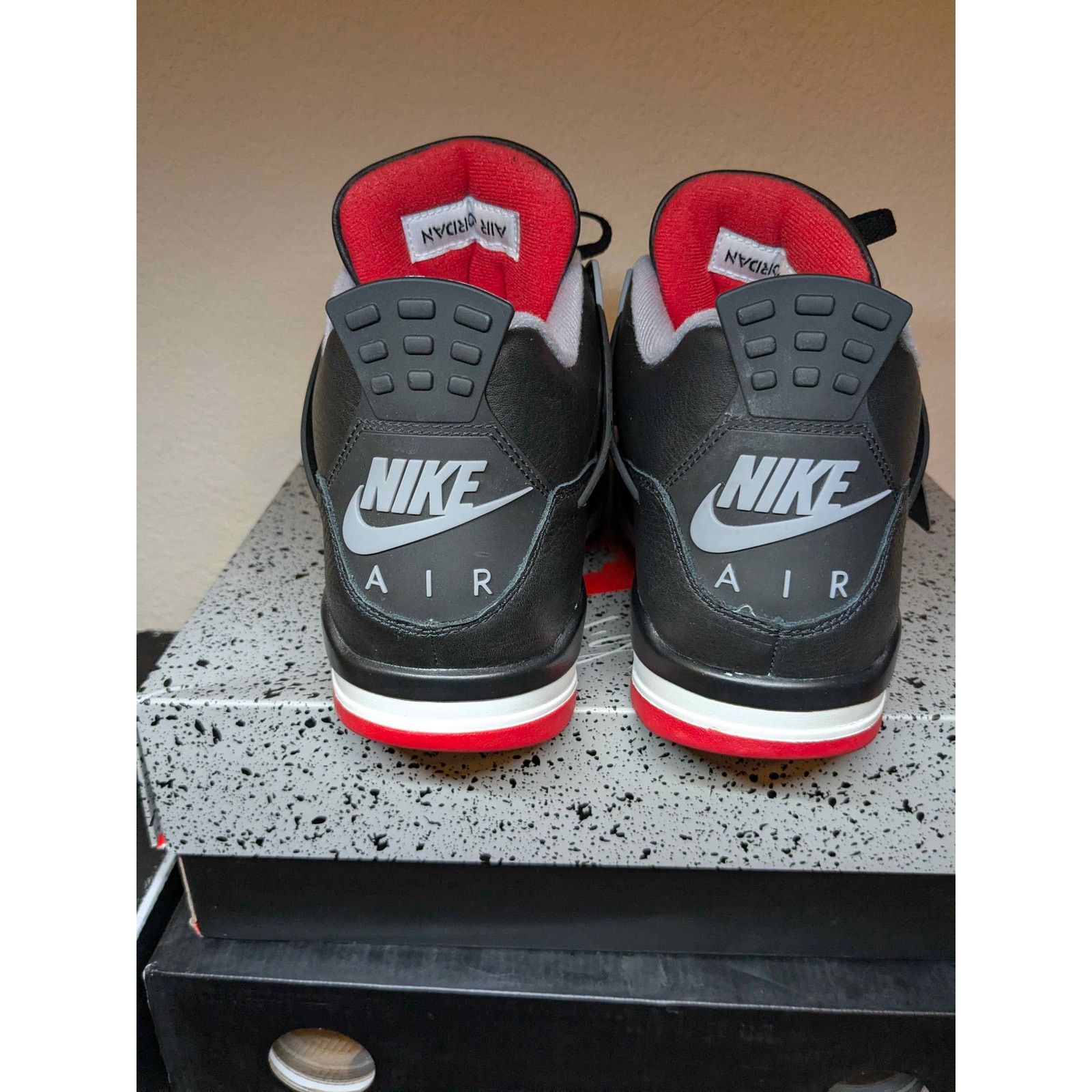 Jordan Brand Air Jordan 4 Retro Bred Reimagined Size 10.5 w/ OG Box 2024 Size US 10.5 / EU 43-44 - 3 Thumbnail
