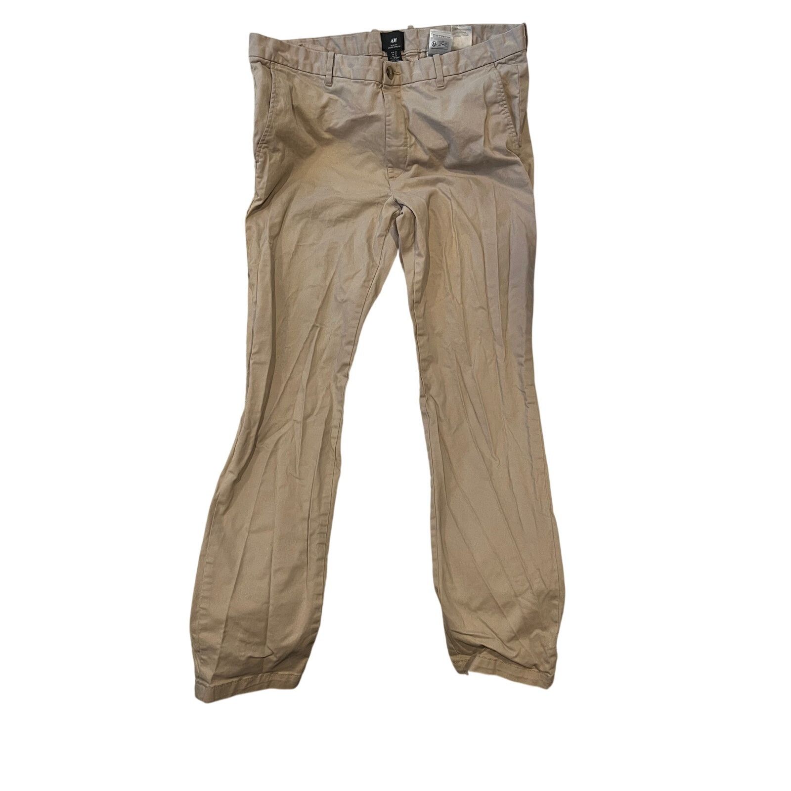 H&M H&M Tan Chino Pants Mens 36x32 Size US 36 / EU 52 - 1 Thumbnail