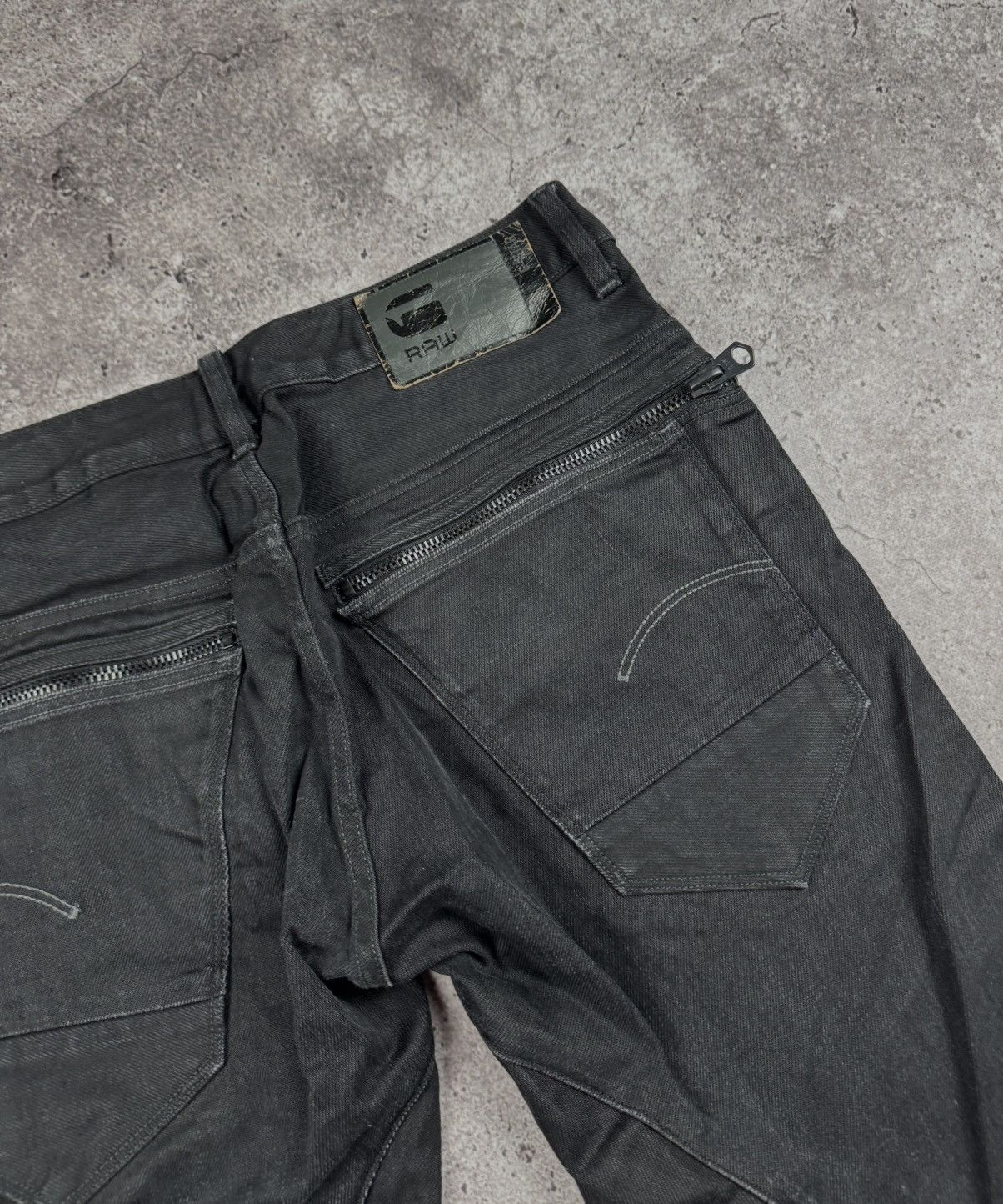 G-Star AVANT GARDE G STAR JUNYA WATANABE WASHED JAPANESSE JEANS Y2K Size US 34 / EU 50 - 9 Thumbnail