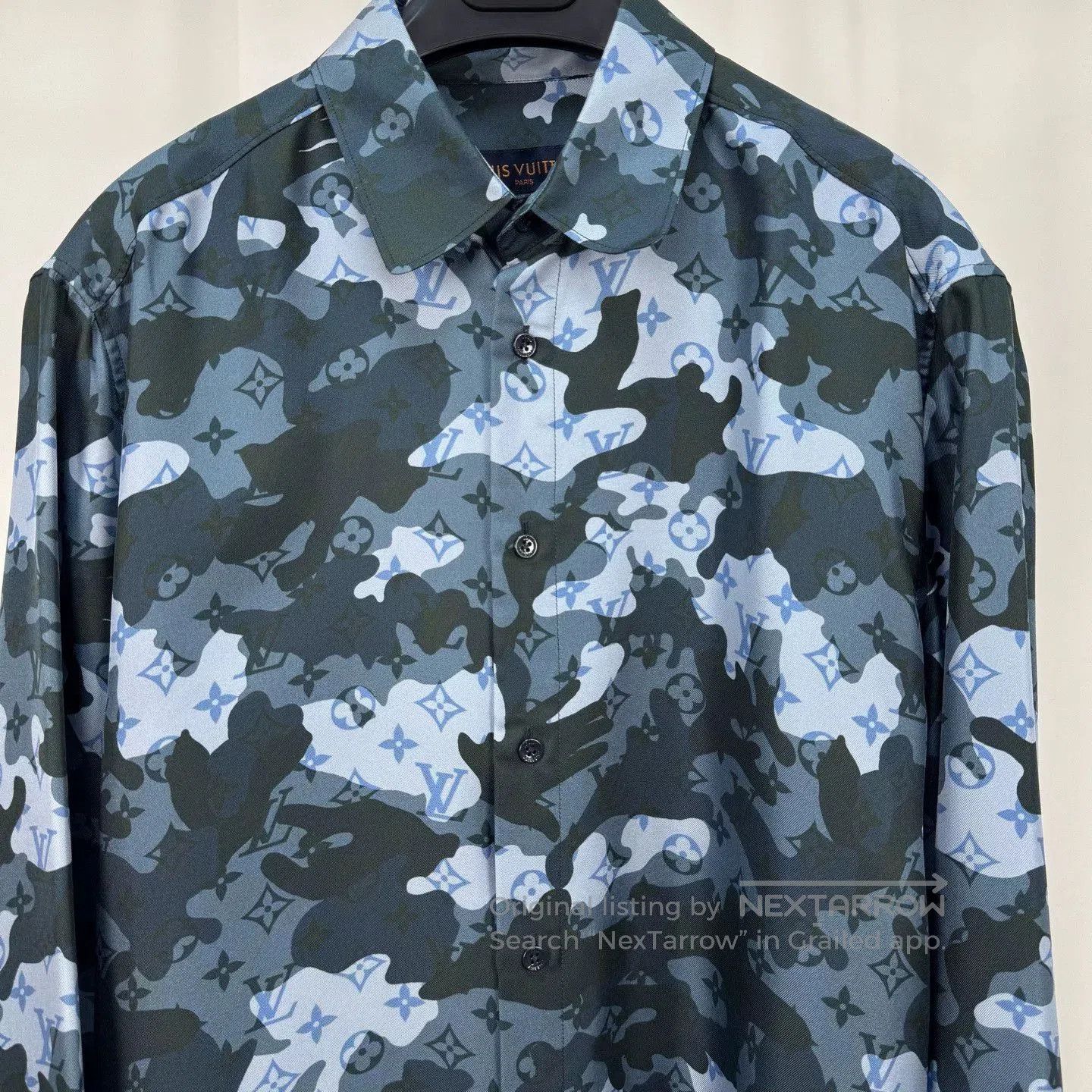 Louis Vuitton camouflage silk shirt by Louis Vuitton. Size US M / EU 48-50 / 2 - 2 Thumbnail