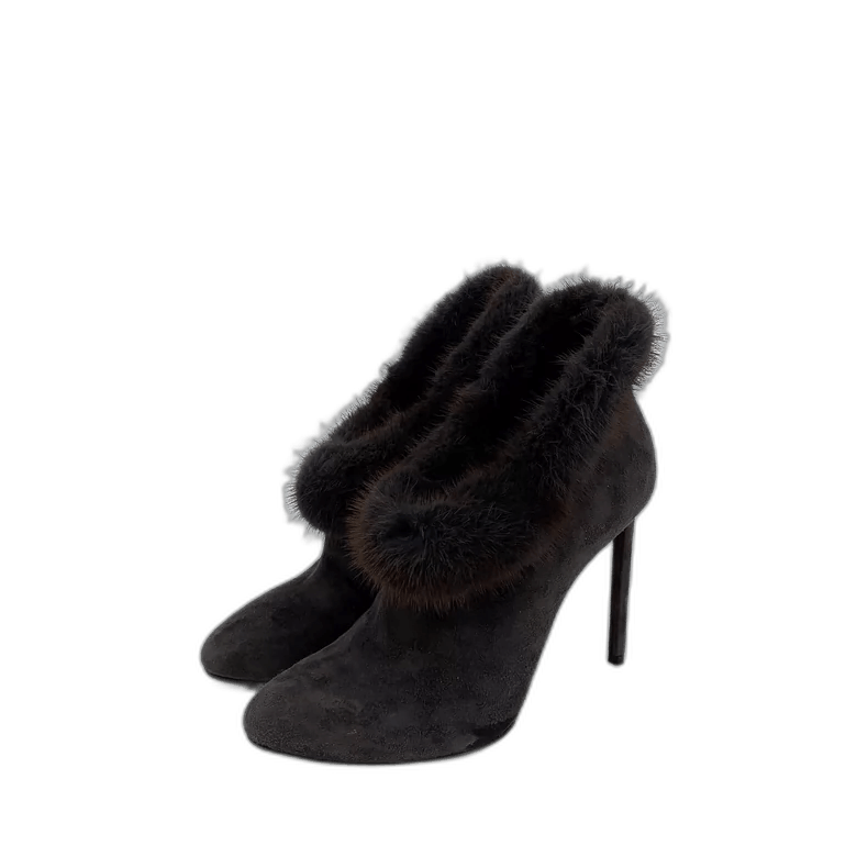 Dior Christian Dior Brown Suede High Heels Size US 7 / IT 37 - 1 Thumbnail