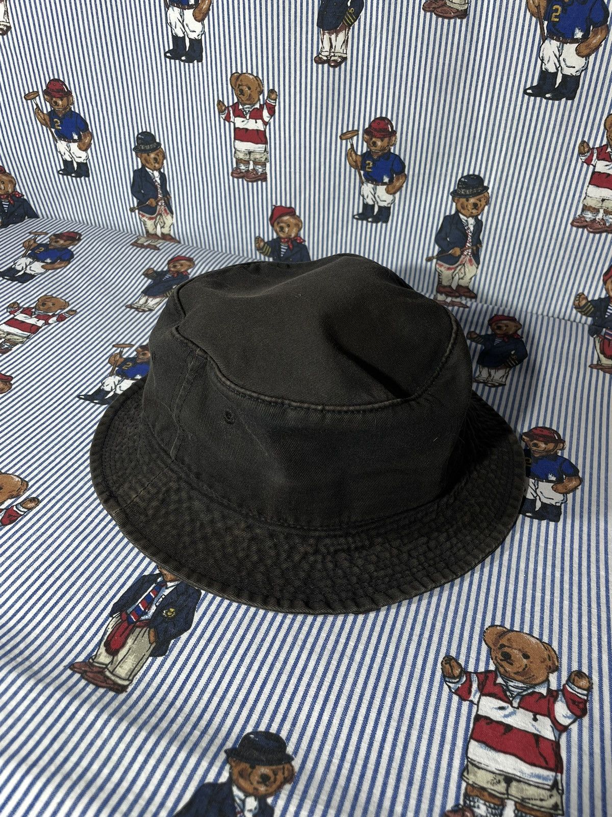 Polo Ralph Lauren × RRL Ralph Lauren × Ralph Lauren Bucket Polo Sport Spell Out OG Vintage Size ONE SIZE - 14 Thumbnail