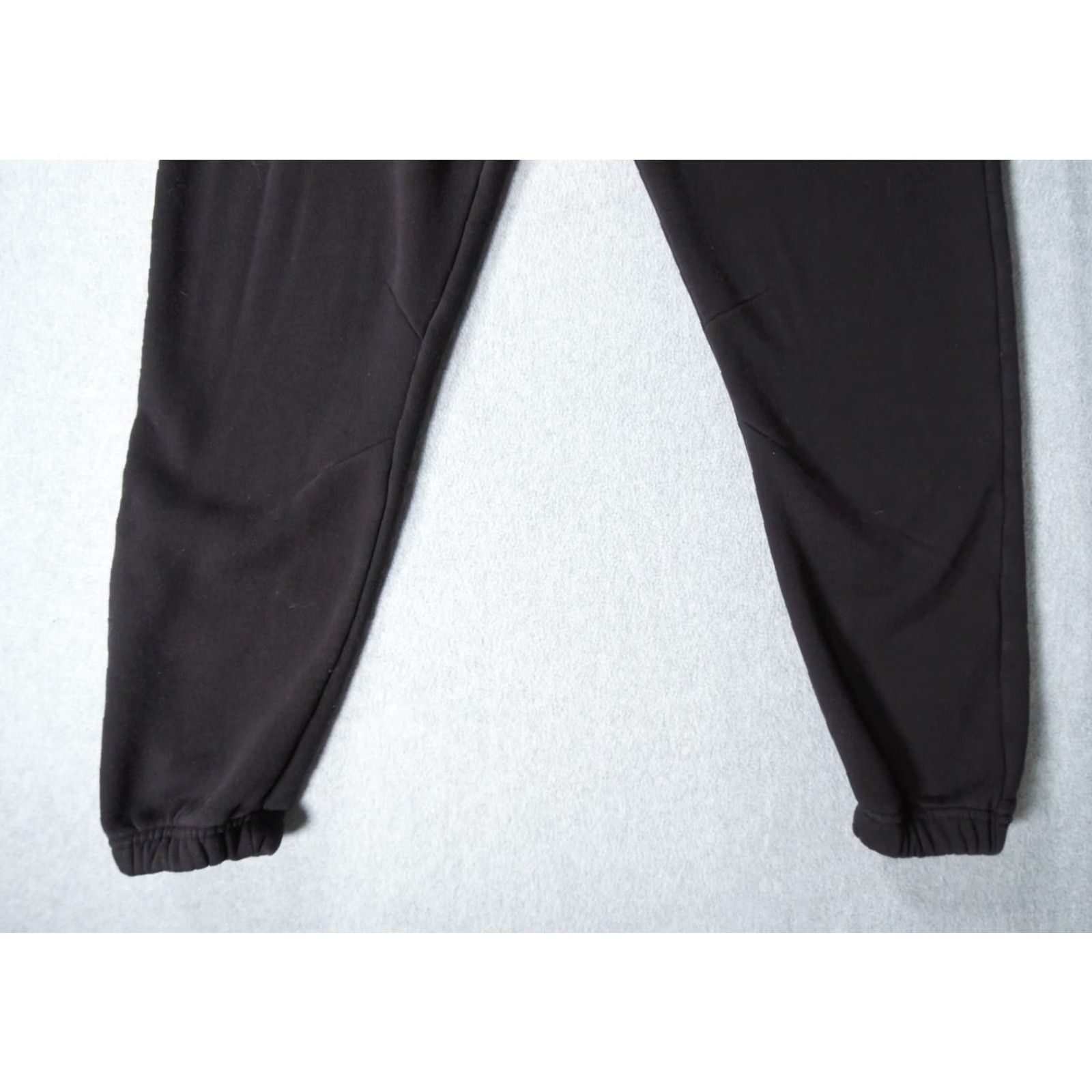 Vintage Hours Sweatpants Men Adult Large Black Fleece Tapered Casual Comfort Lounge Pants with Pockets Size US 33 - 3 Thumbnail