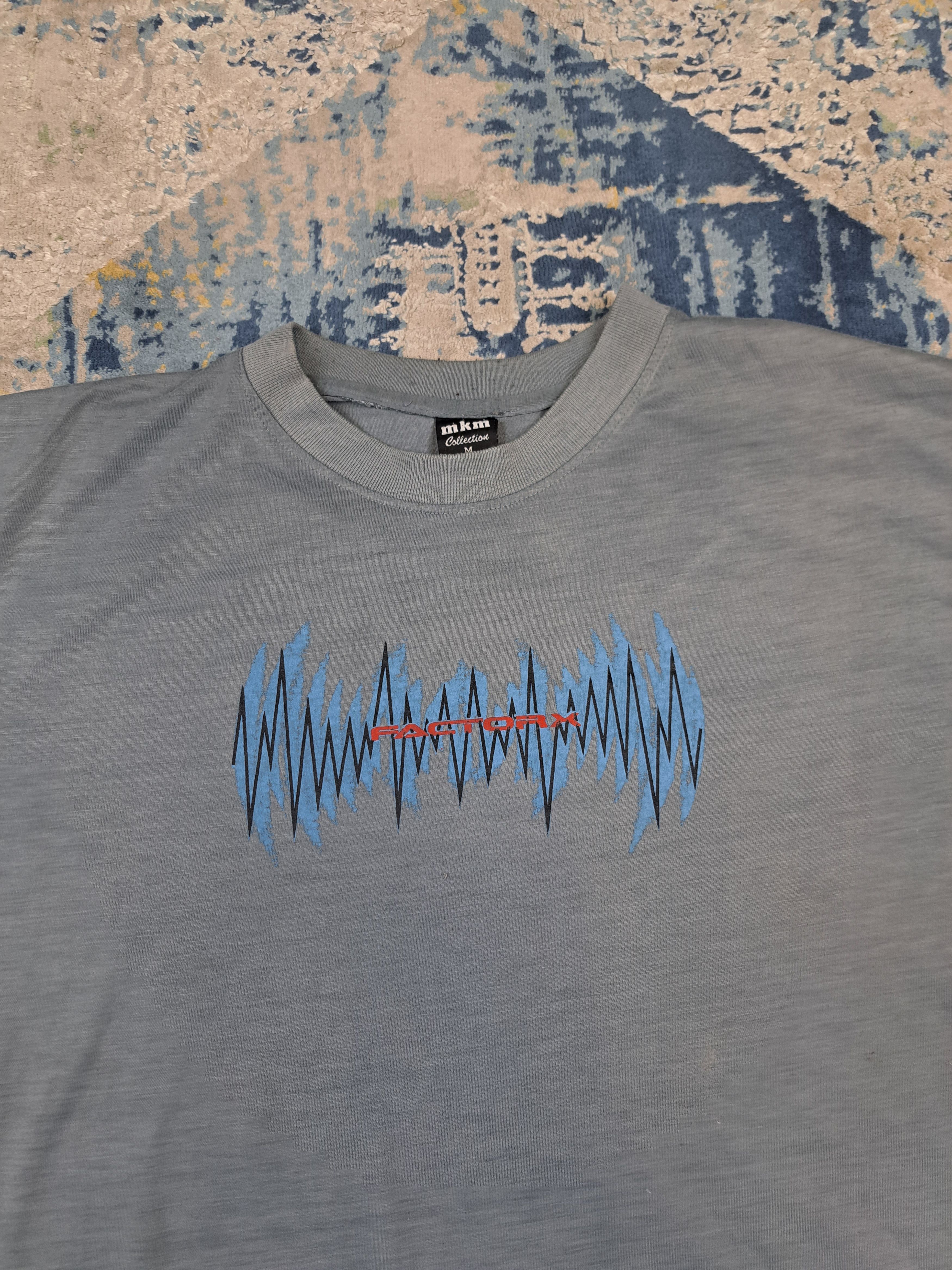 Band Tees Vintage 90s Factor X Tee Hardcore Techno Gabber Rave Size US L / EU 52-54 / 3 - 2 Thumbnail