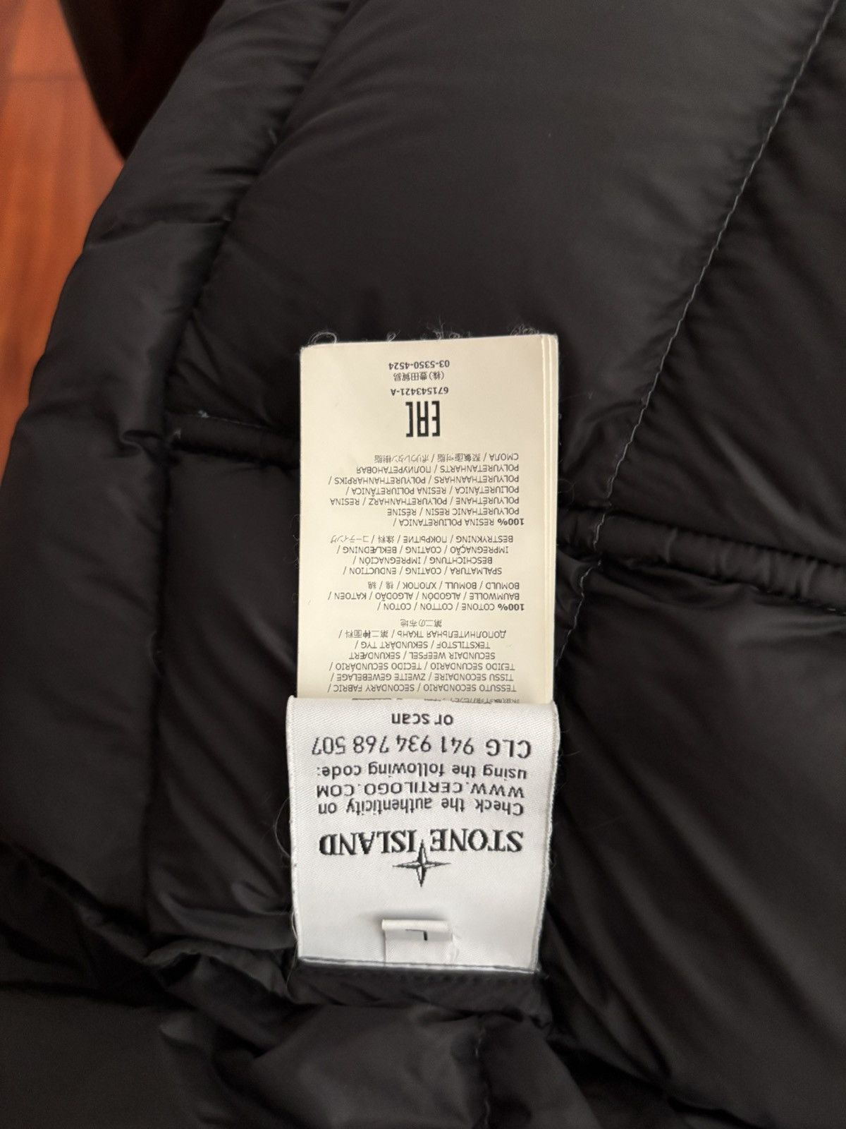 Stone Island VINTAGE Stone island Pertex Quantum Y Down Jacket Size US L / EU 52-54 / 3 - 9 Thumbnail