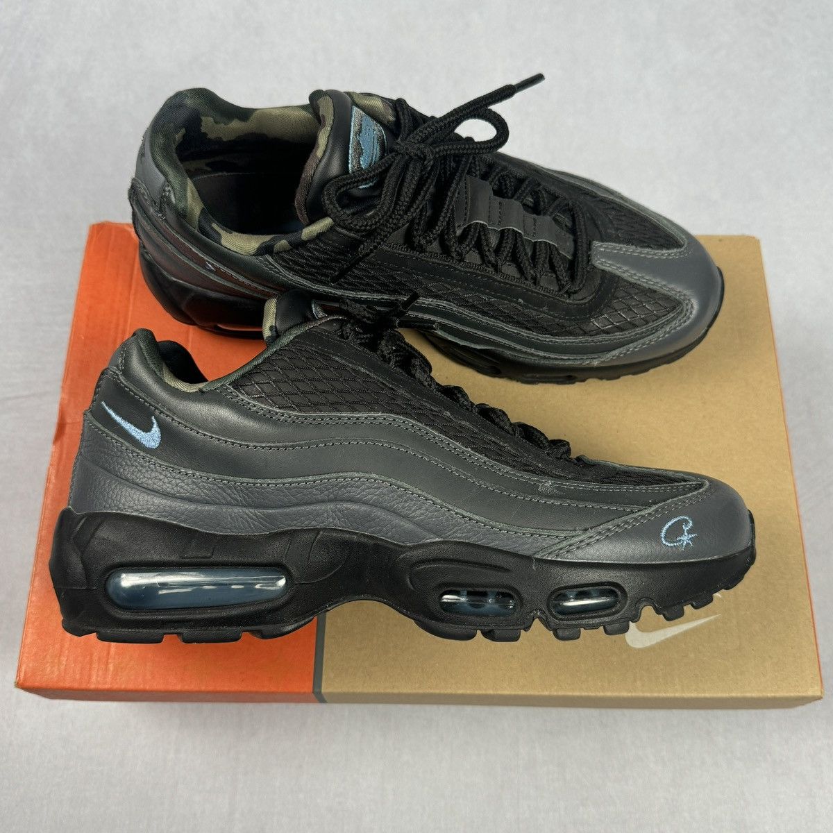 Corteiz × Nike Air Max 95 SP Aegean Storm Sneakers Size US 8 / EU 41 - 1 Thumbnail