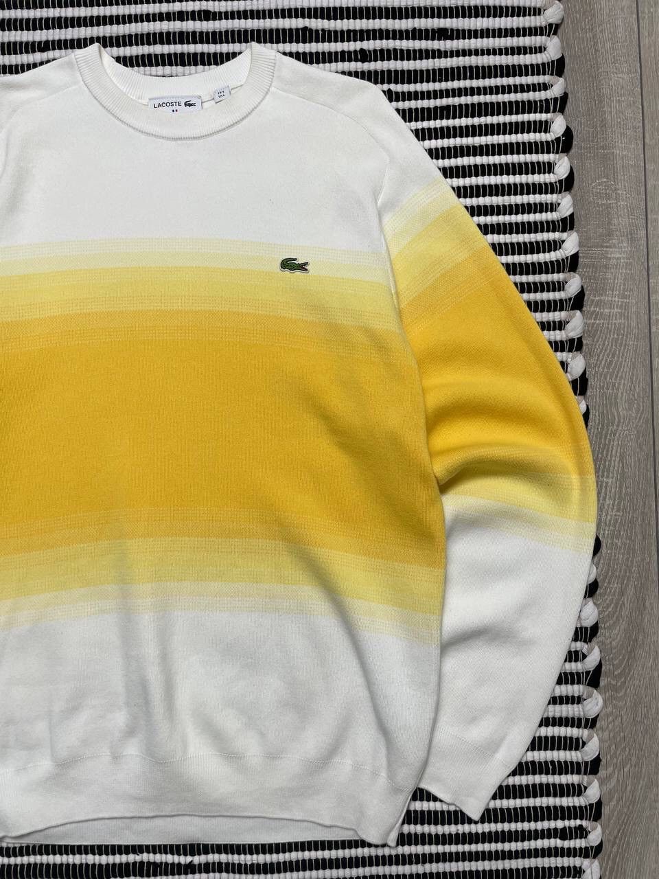 Japanese Brand × Lacoste Crazy Lacoste Crewneck Cotton Sweater Y2K Size US L / EU 52-54 / 3 - 3 Thumbnail