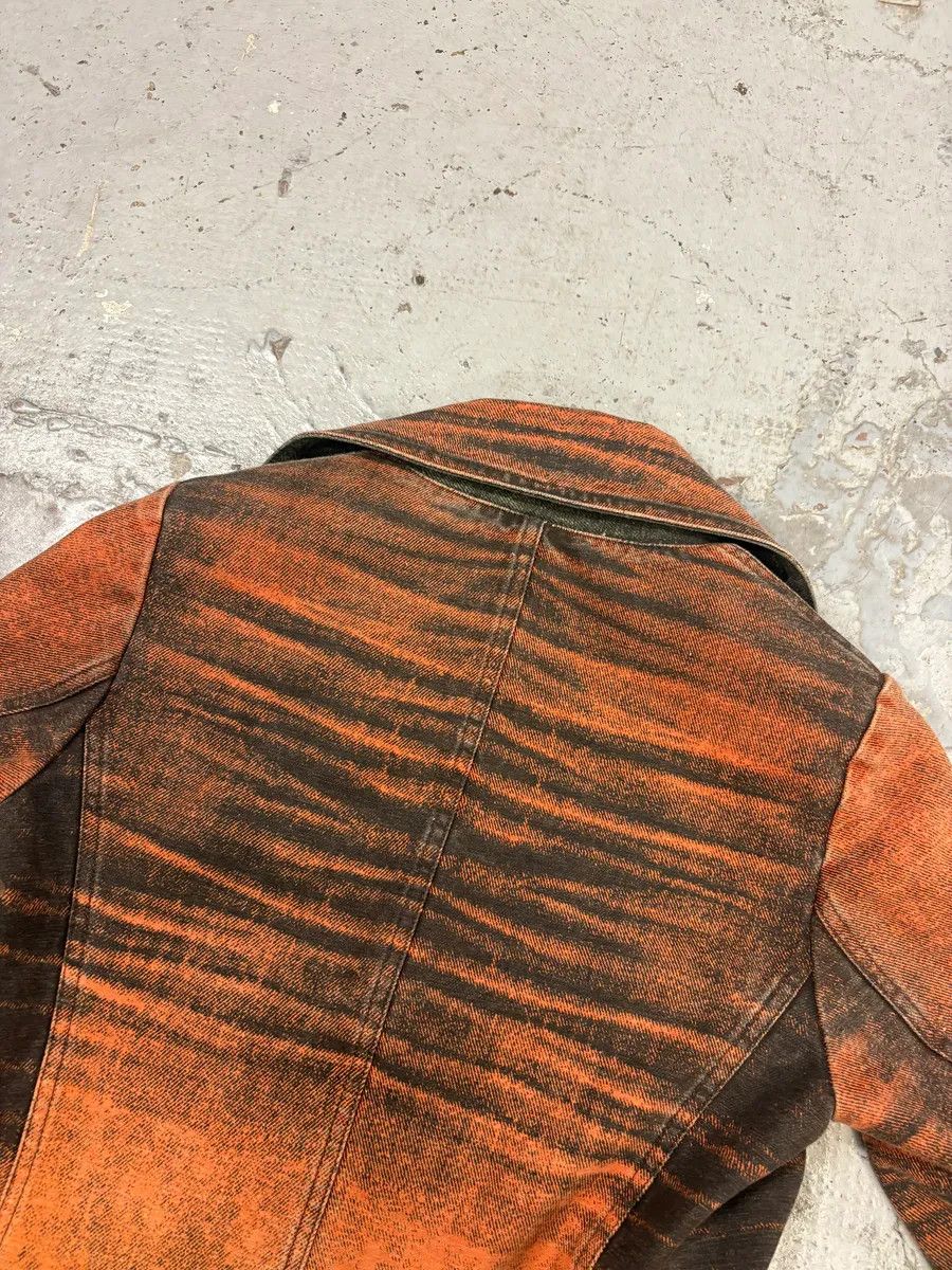 Roberto Cavalli AW2004 Cavalli Sunset Orange Faded Trench Coat Size S / US 4 / IT 40 - 6 Thumbnail