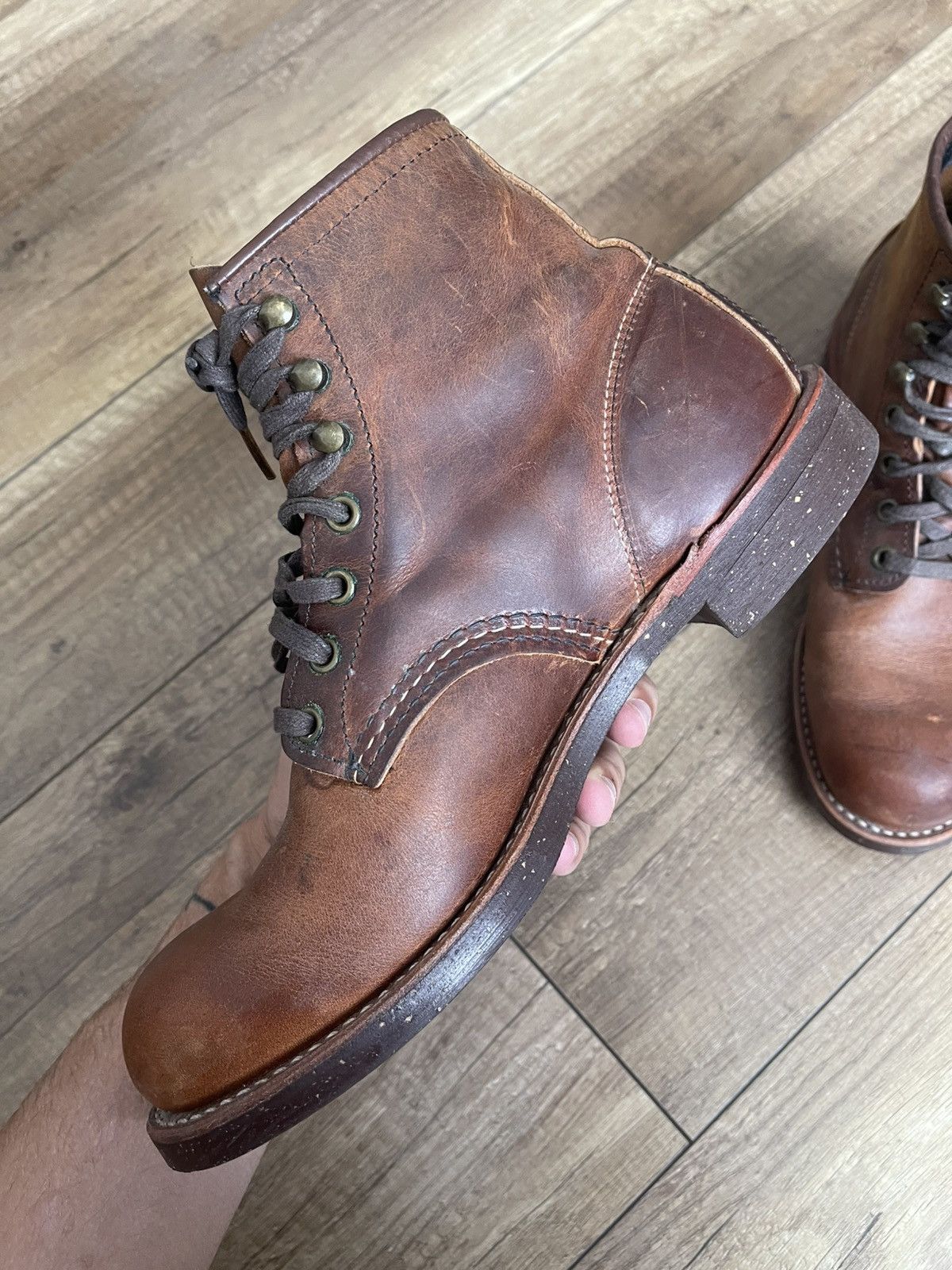 Red Wing Red Wing 2959 Blacksmith Vintage Leather Shoes Boots USA Size US 7.5 / EU 40-41 - 8 Thumbnail