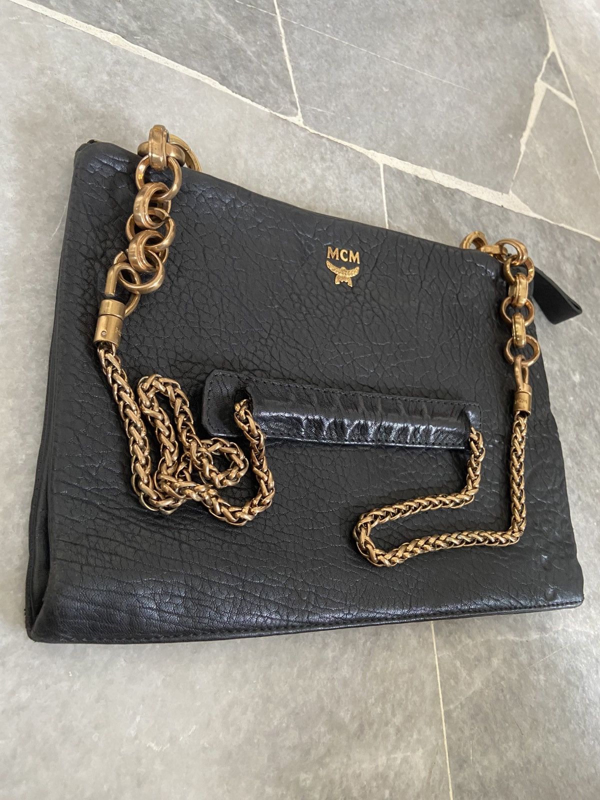 MCM MCM Bag Black Leather Crossbody Bag Size ONE SIZE - 2 Thumbnail