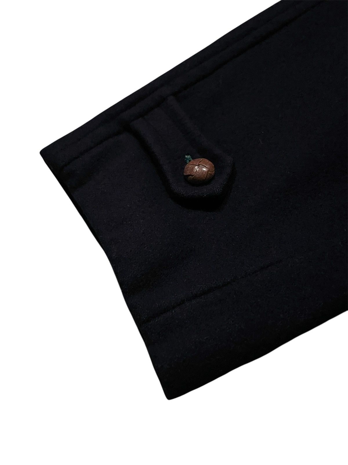Tommy Hilfiger VINTAGE 90s TOMMY HILFIGER CREST WOOL OVERCOAT SUEDE COLLAR Size US M / EU 48-50 / 2 - 5 Thumbnail