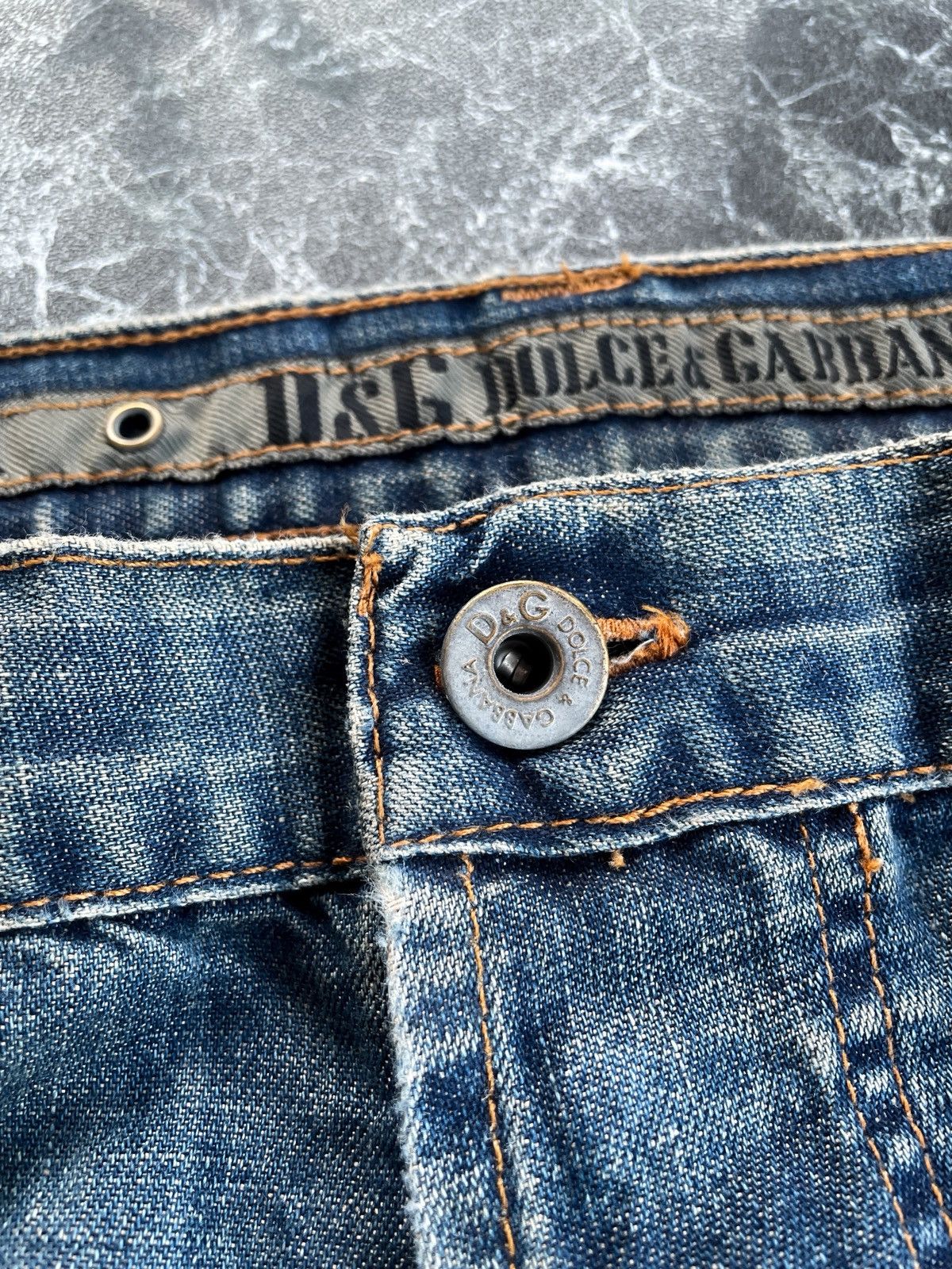 Dolce & Gabbana SS2004 Dolce & Gabbana Blue Denim Pants Size US 36 / EU 52 - 10 Thumbnail