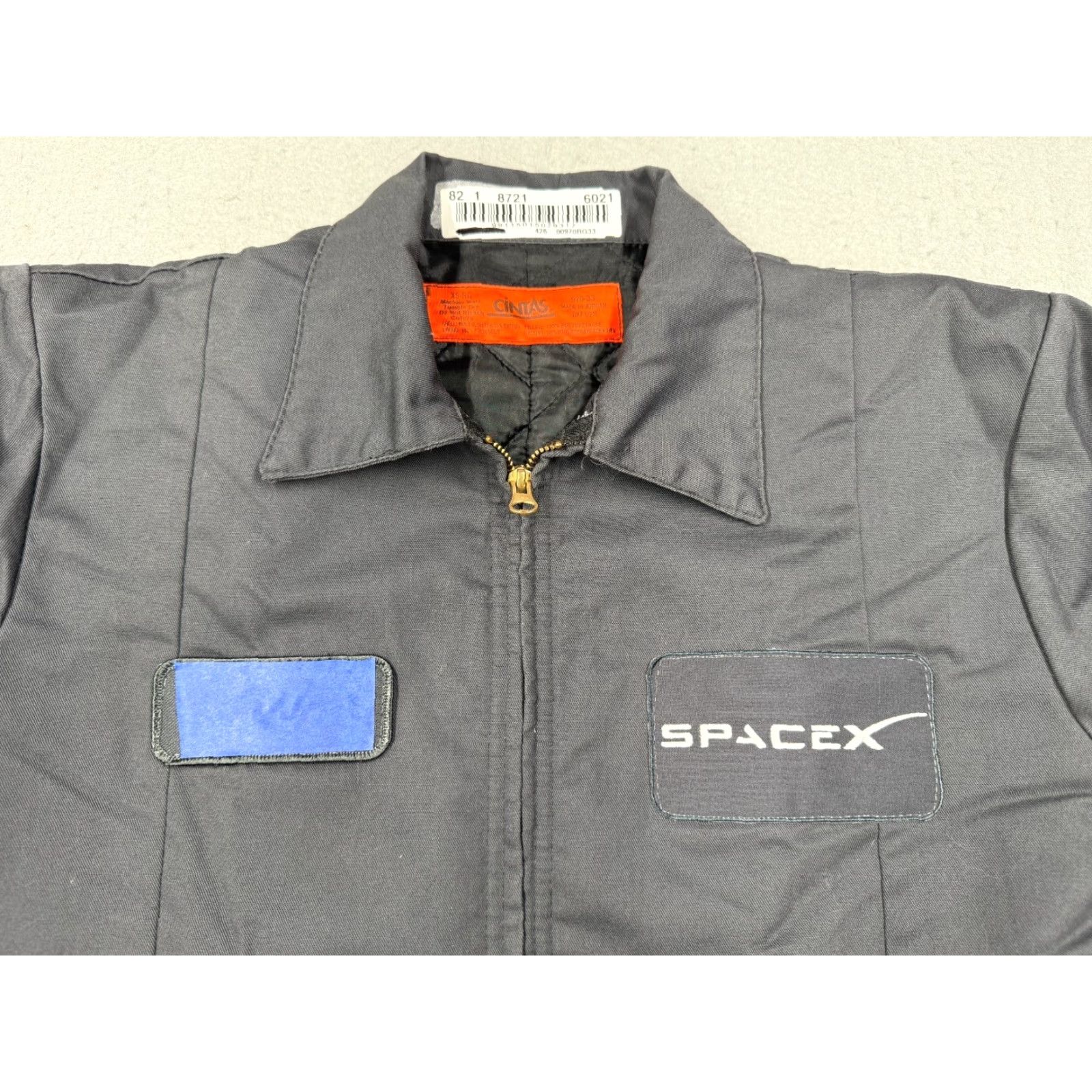 Vintage VINTAGE SPACEX Jacket Women XS Regular Gray Full Zip Cintas Quilted Lined Employee Work Size XS / US 0-2 / IT 36-38 - 2 Thumbnail