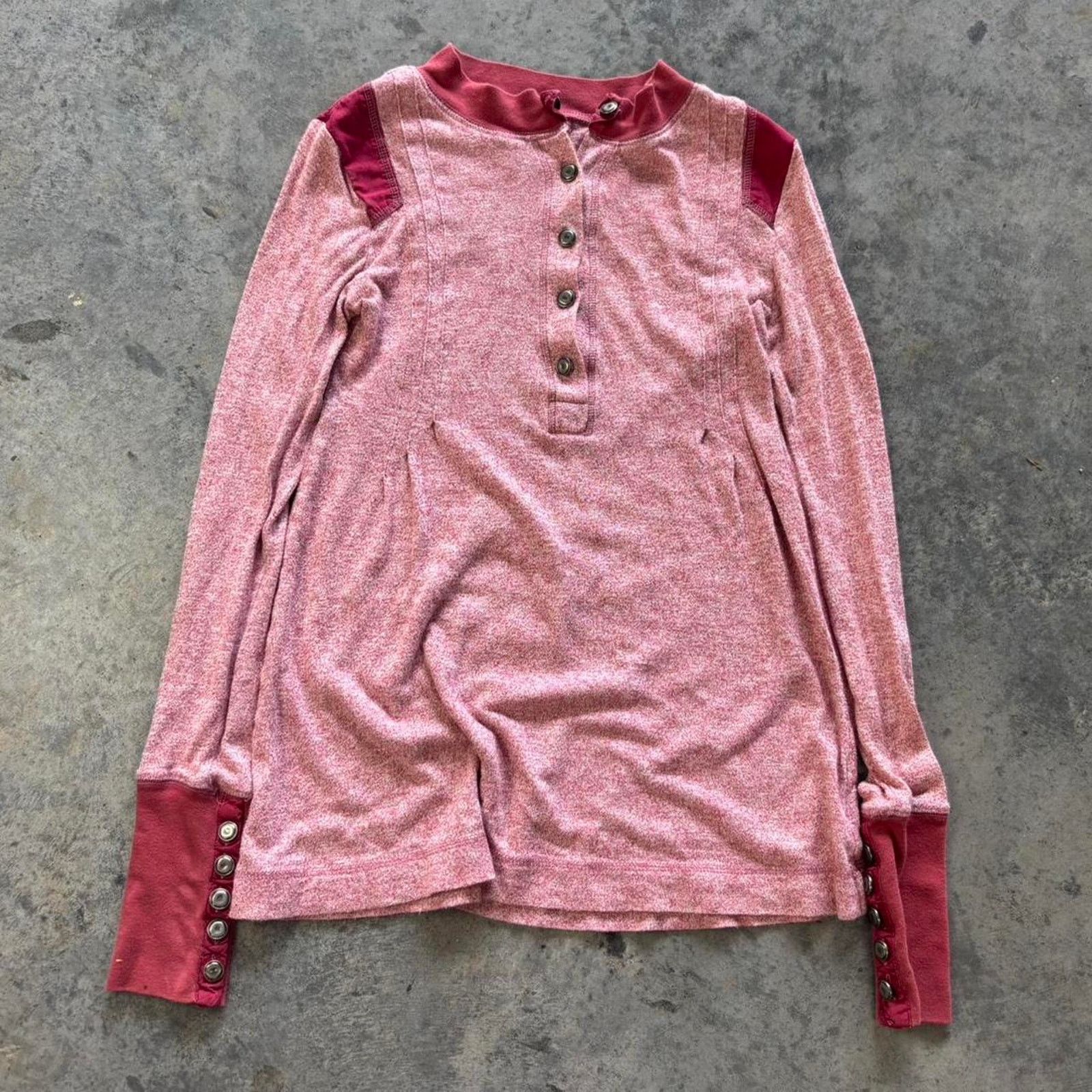 Free People Free People Knit Tunic Shirt Size S / US 4 / IT 40 - 1 Thumbnail