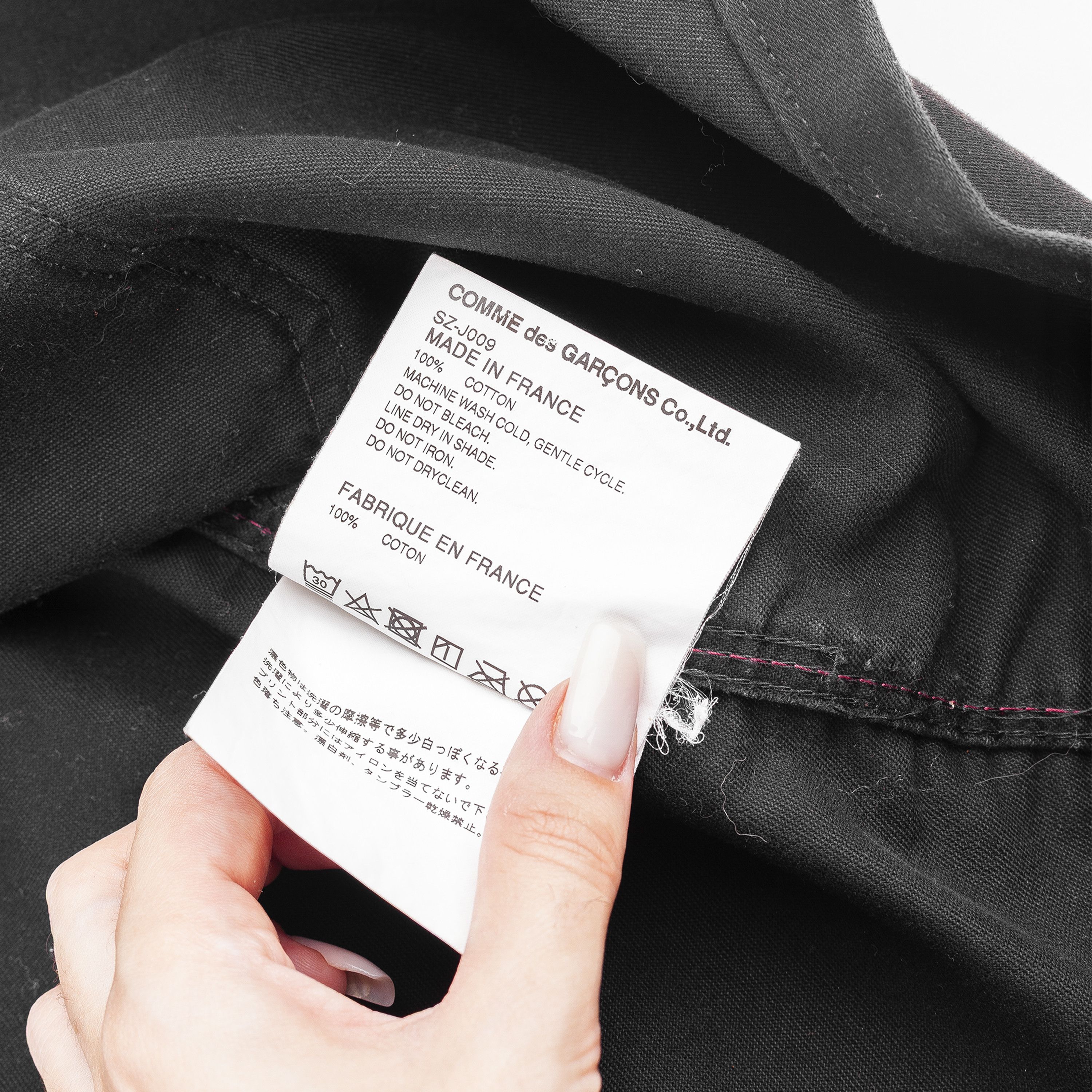Comme des Garcons CDG x Le Laboureur 2019 Long Black Work Jacket Size US L / EU 52-54 / 3 - 7 Thumbnail
