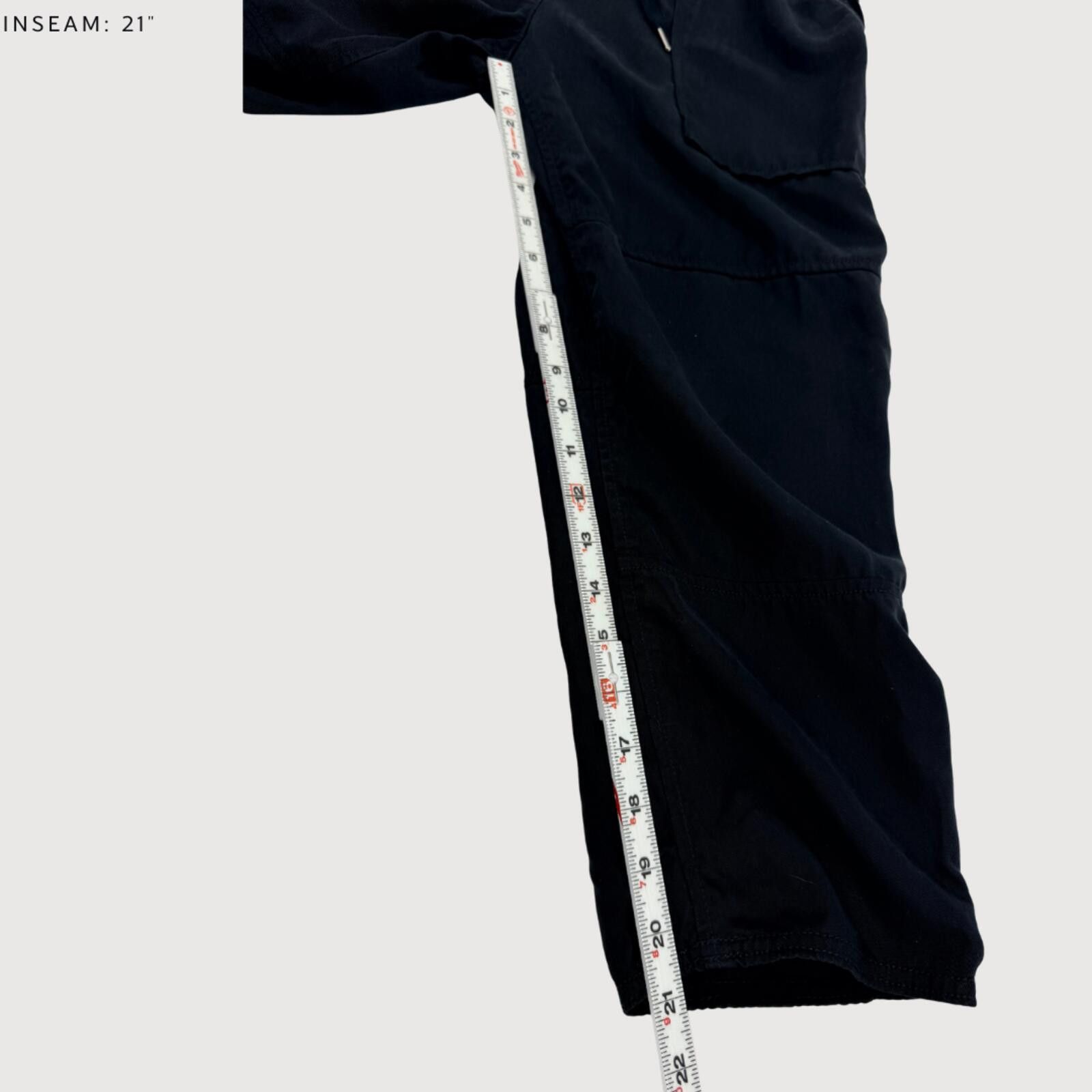 Other Aritzia Wilfred Free Valletta Overalls Cropped Black S Size 28" / US 6 / IT 42 - 6 Thumbnail