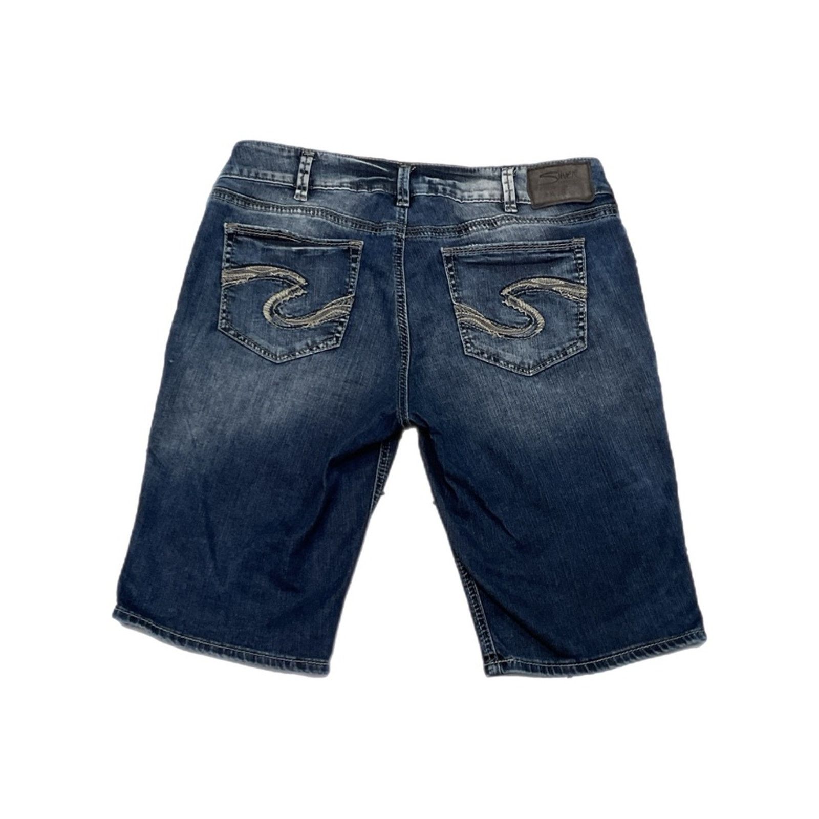 Silver Jeans Co. Women’s Silver Jean Shorts Blue Wash Size 32" / US 10 / IT 46 - 2 Thumbnail