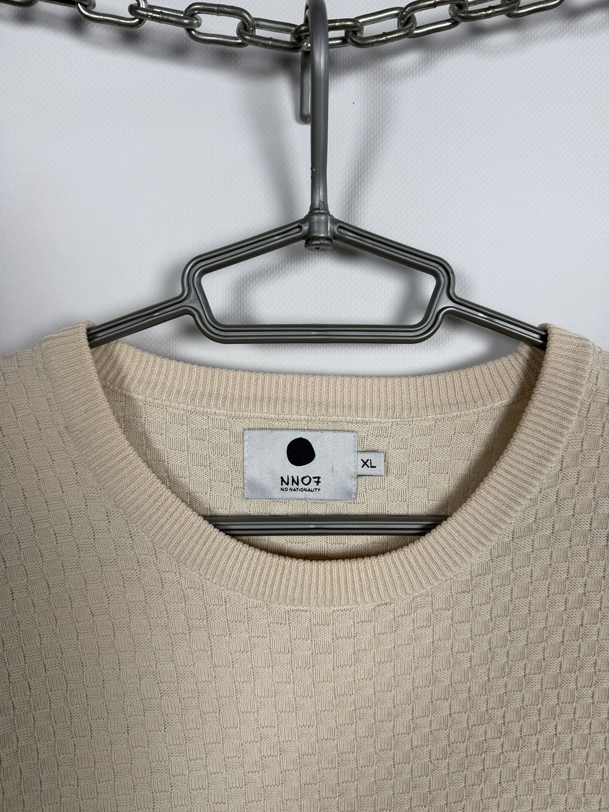 NN07 Men’s NN07 No Nationality Waffle Knit Sweatshirt Pullover XL Size US XL / EU 56 / 4 - 7 Thumbnail