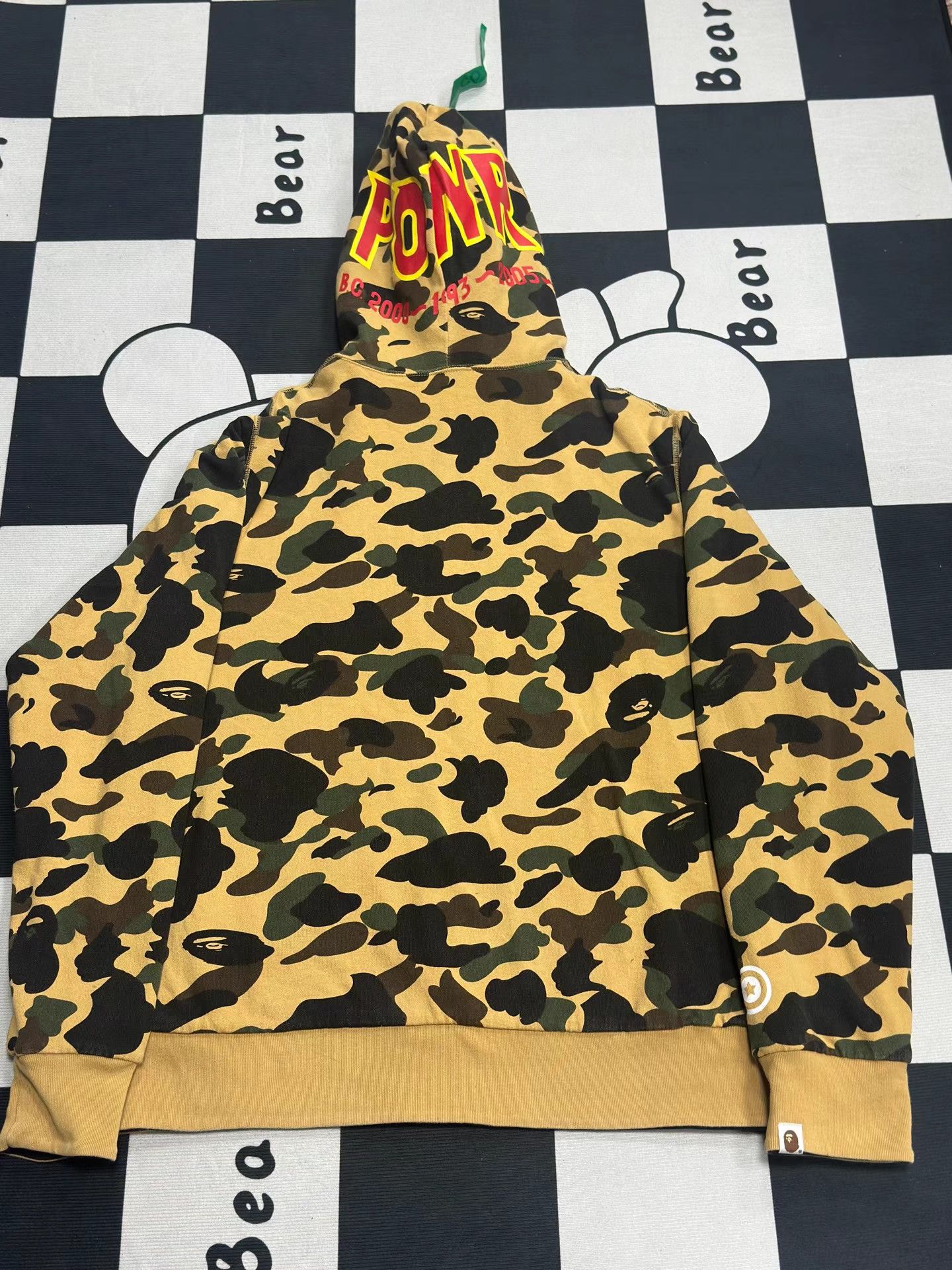 Bape BAPE Reversible Camo Shark Full-Zip Hoodie K5 Size US XL / EU 56 / 4 - 4 Thumbnail