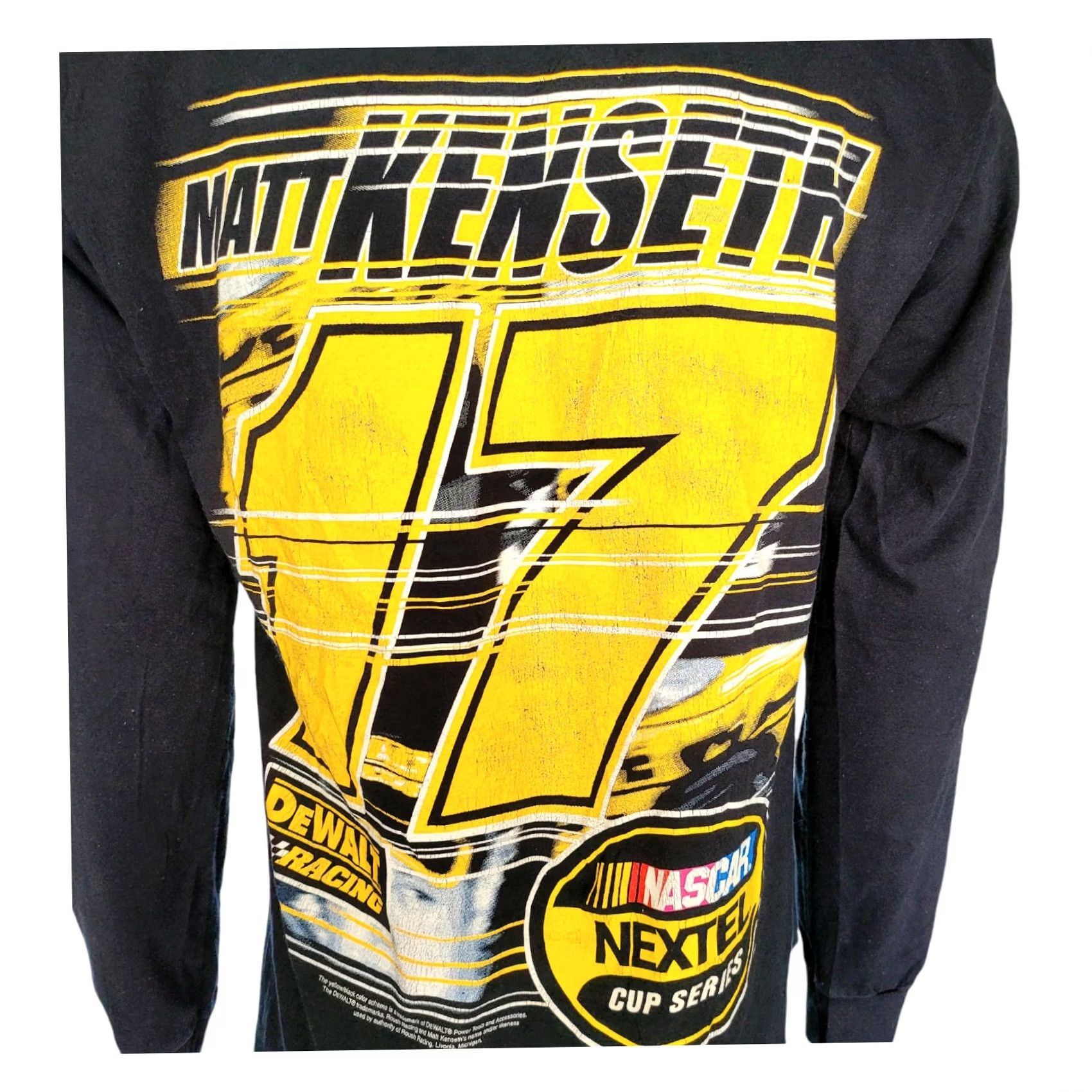 Gildan Matt Kenseth #17 NASCAR Long-Sleeve T-Shirt Gildan Large Black Racing Graphic Tee Size US L / EU 52-54 / 3 - 5 Thumbnail