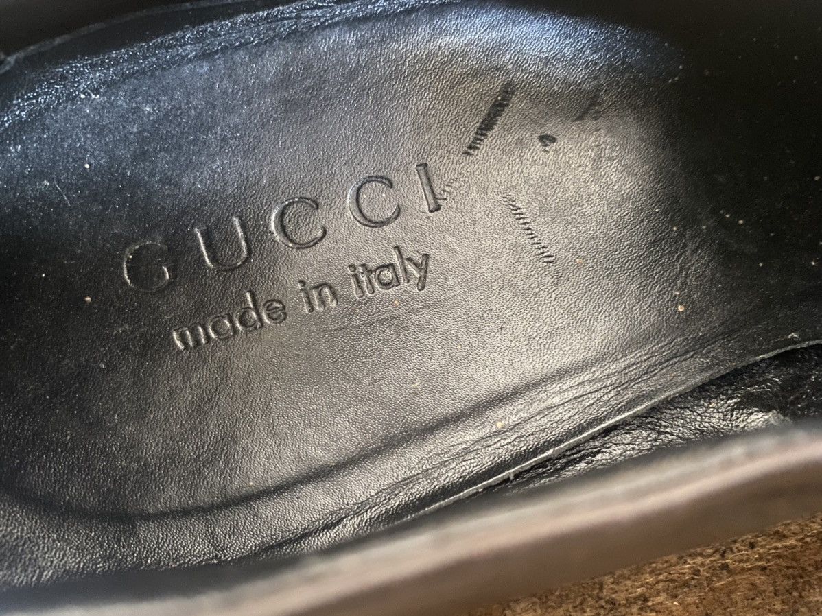 Gucci Gucci gg metalic logo brown penny loafers uk 8.5 Size US 9.5 / EU 42-43 - 14 Thumbnail