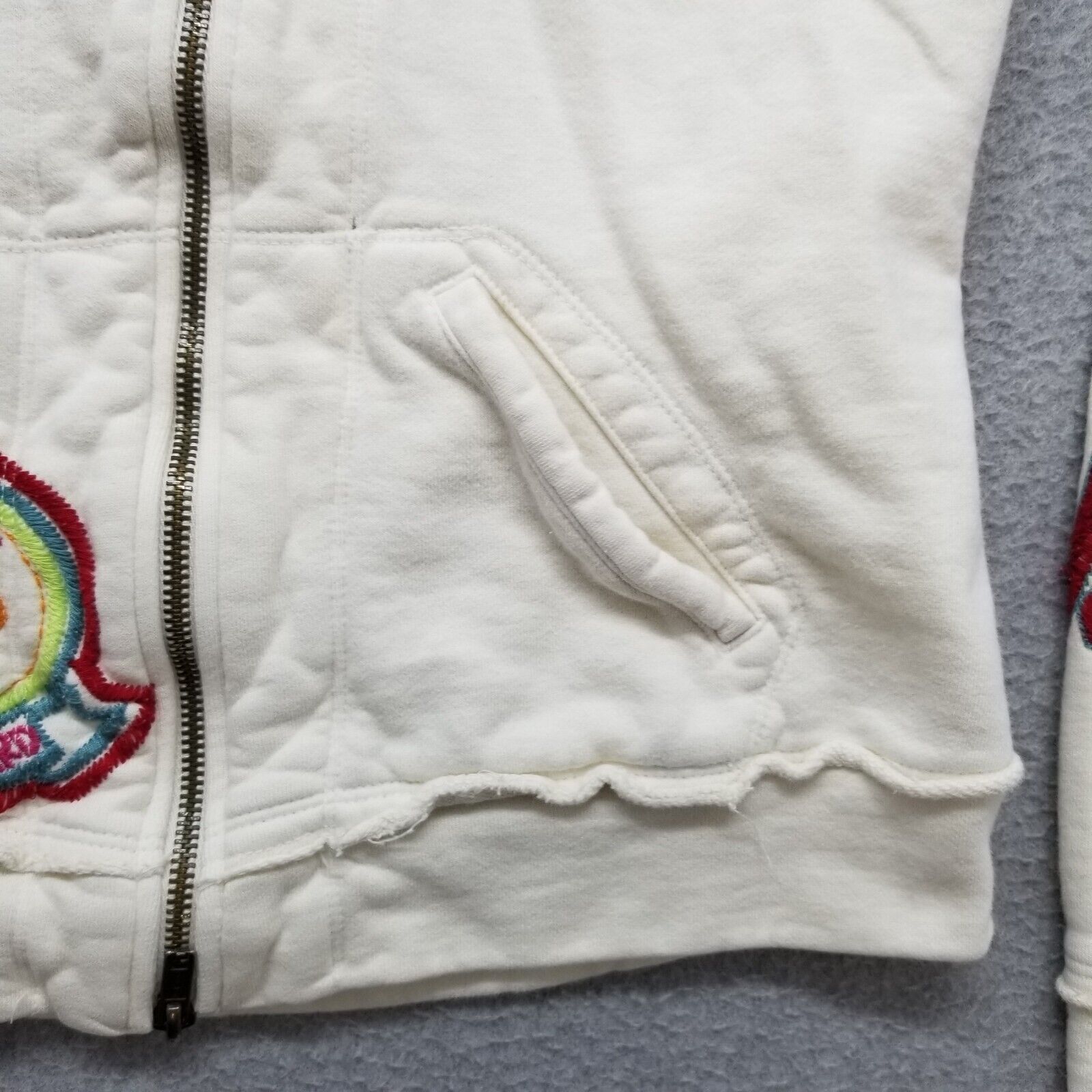 Johnny Was Johnny Was Jacket Womens Large Mock Neck Embroidered Size L / US 10 / IT 46 - 3 Thumbnail