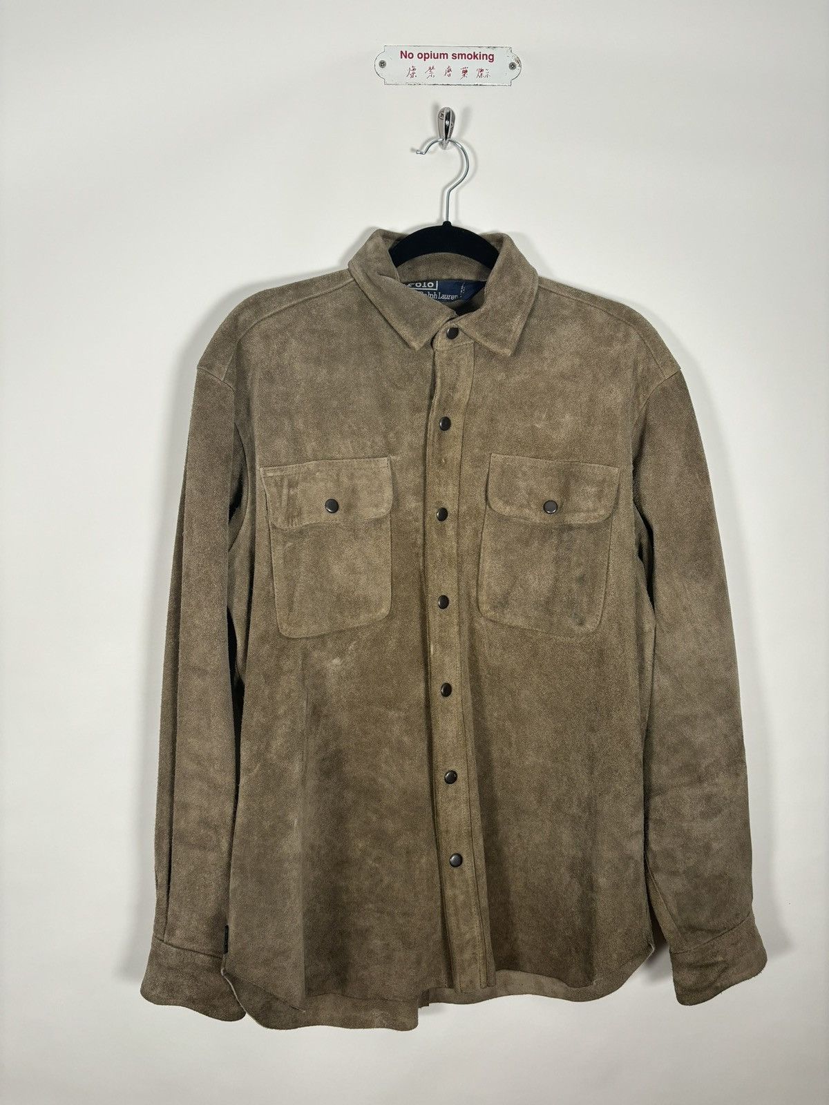 Polo Ralph Lauren ?VINTAGE RALPH LAUREN? RL POLO SUEDE SHIRT 