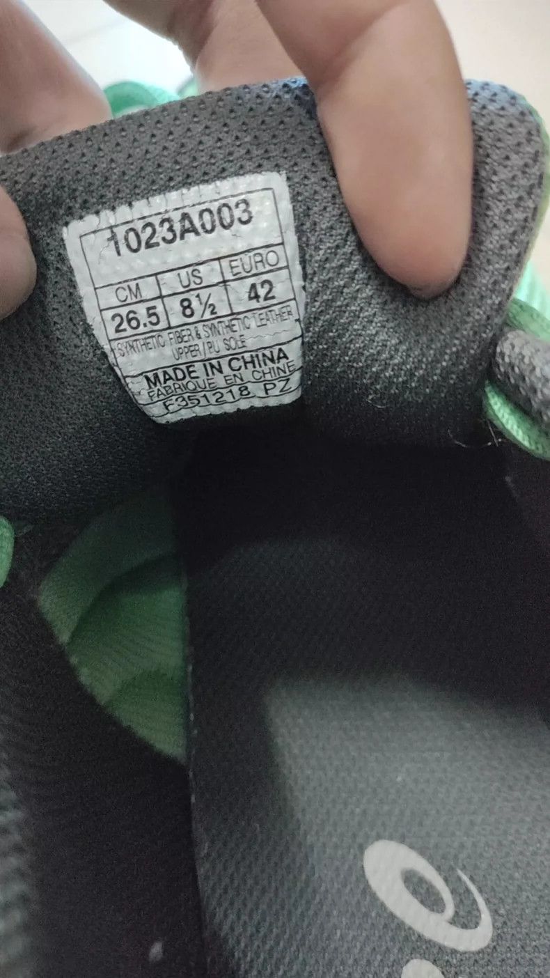 Kiko Kostadinov Kiko Kostadinov Asics Gel Sokat Infinity Green and Grey Low Size US 9 / EU 42 - 4 Thumbnail