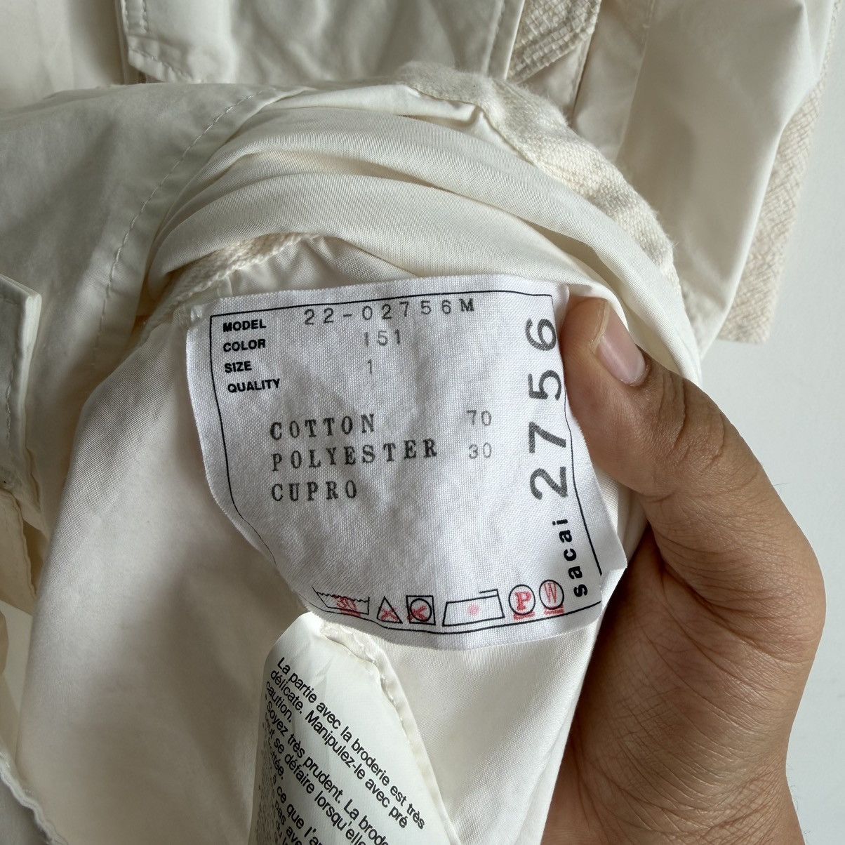 Sacai SS22 Sacai Reconstructed Button Up Jacket Size US L / EU 52-54 / 3 - 9 Thumbnail