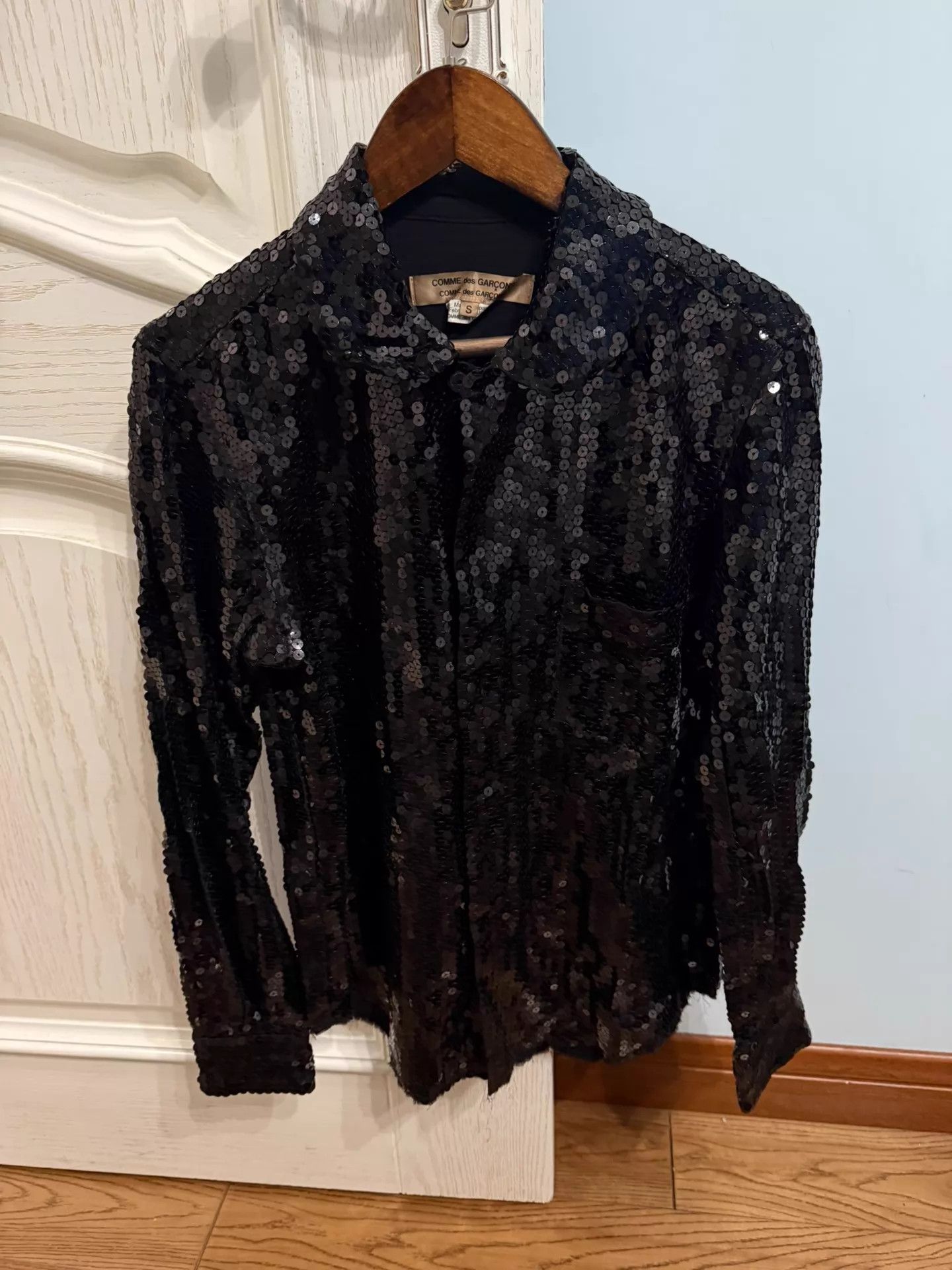 Comme des Garcons CDG Sequin Shirt 95 New Size S / US 4 / IT 40 - 1 Thumbnail