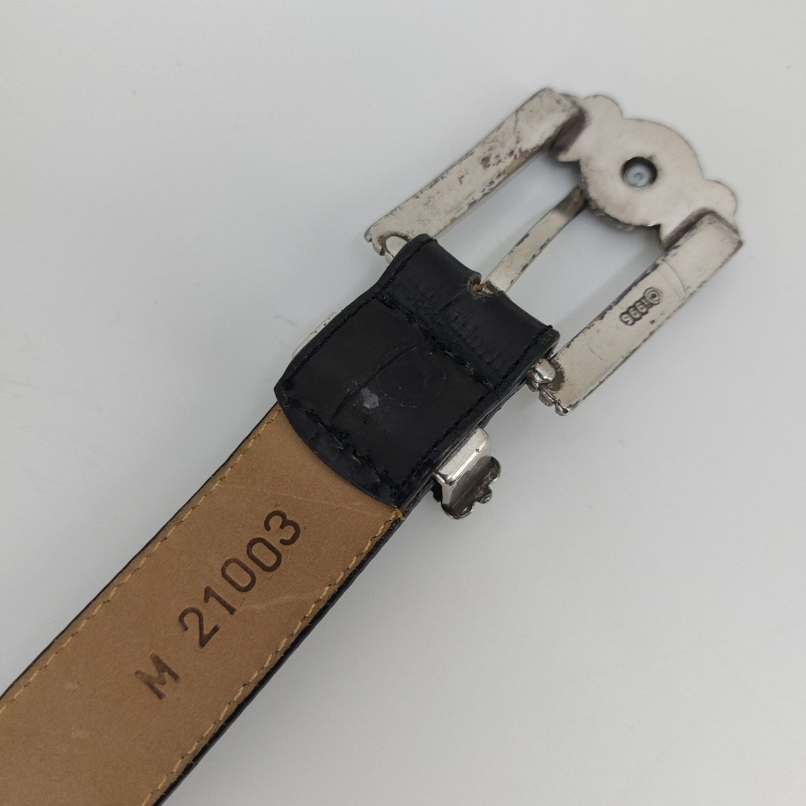Brighton Brighton Museum Collection Black Leather Belt Coins M Size ONE SIZE - 4 Thumbnail