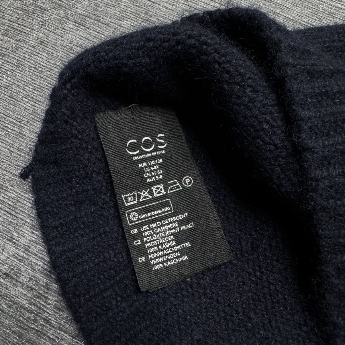 Cos COS 100% Cashemere super soft knitted Beanie Hat Size ONE SIZE - 4 Thumbnail